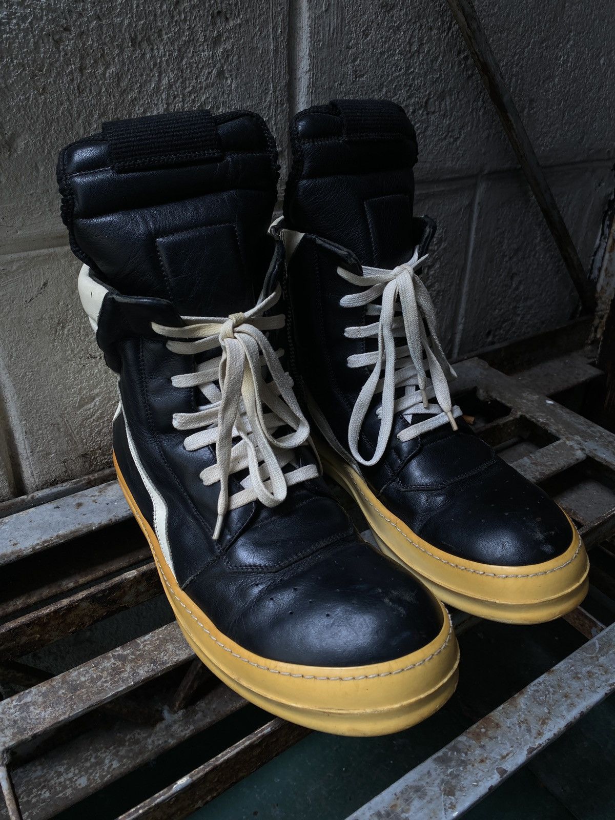 Rick Owens Rick Owens - Mainline - Geobasket High-Top Size US 7 / EU 40 - 6 Thumbnail