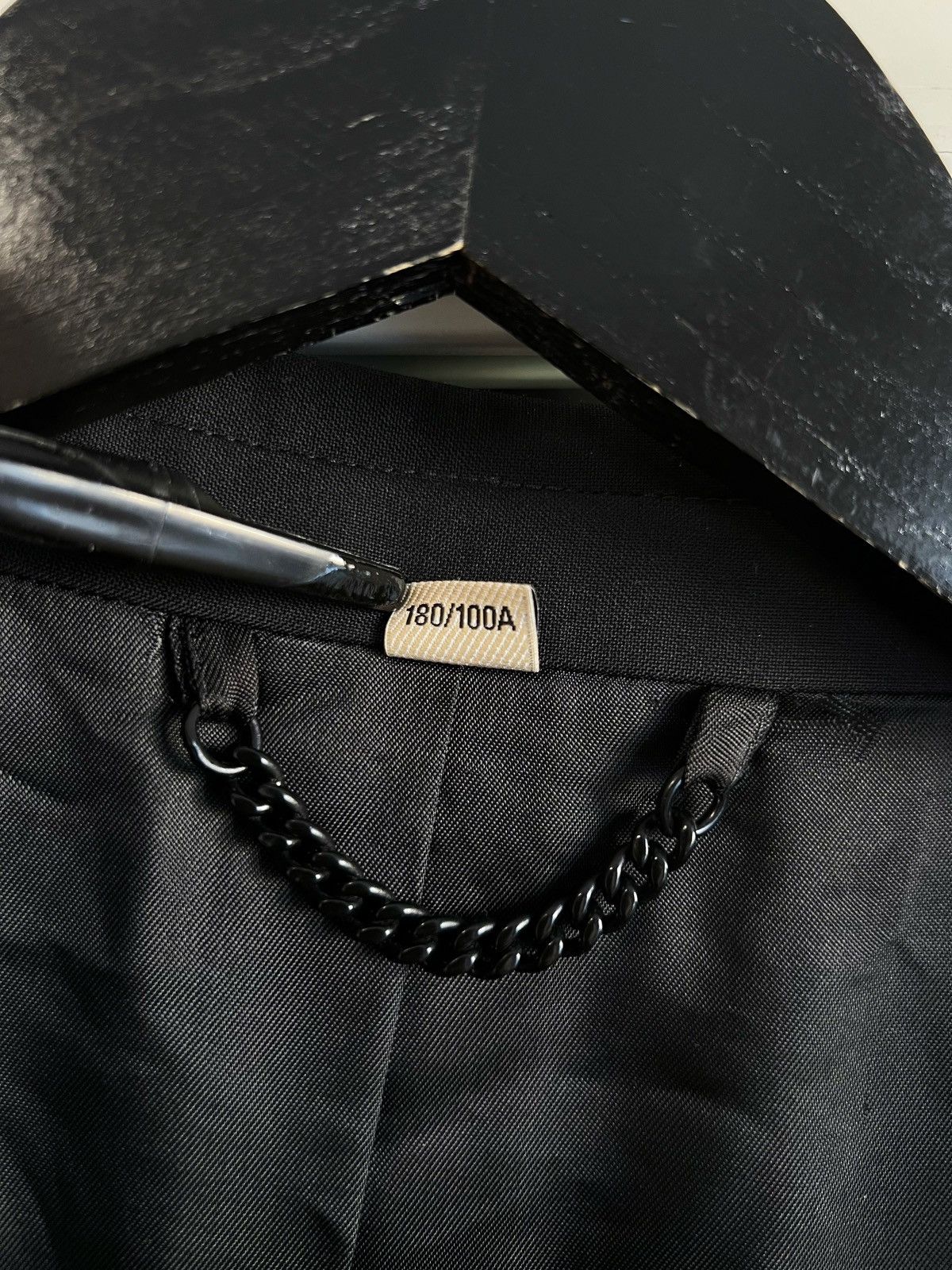 Burberry Burberry Blazer Wool Black Suit Jacket Size 52R - 16 Thumbnail