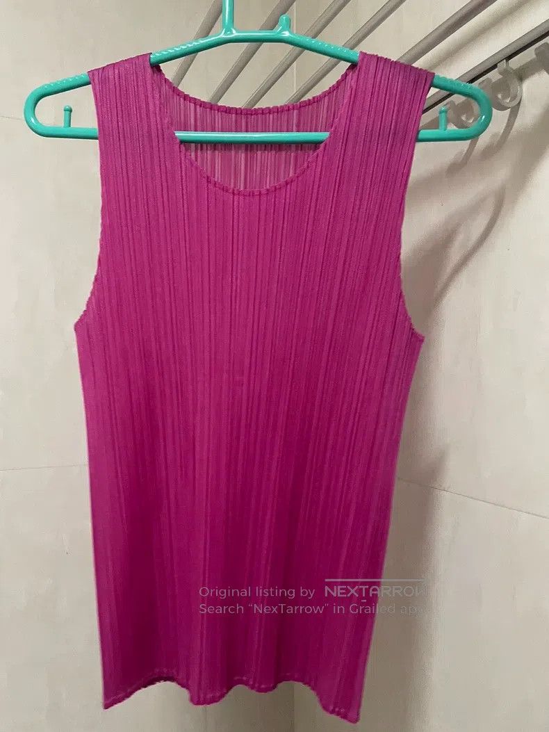 Other Issey Miyake size:one size Pleated Sleeveless Vest Top Size XXS / US 00 / IT 34 - 1 Thumbnail