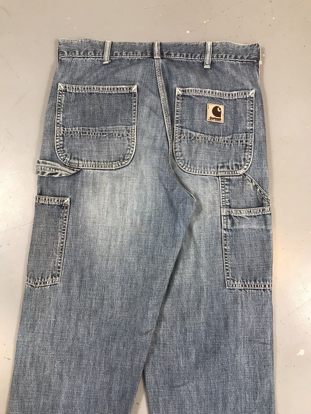 Carhartt × Vintage Vintage Carhartt B73 DST carpenter denim Size US 30 / EU 46 - 10 Thumbnail