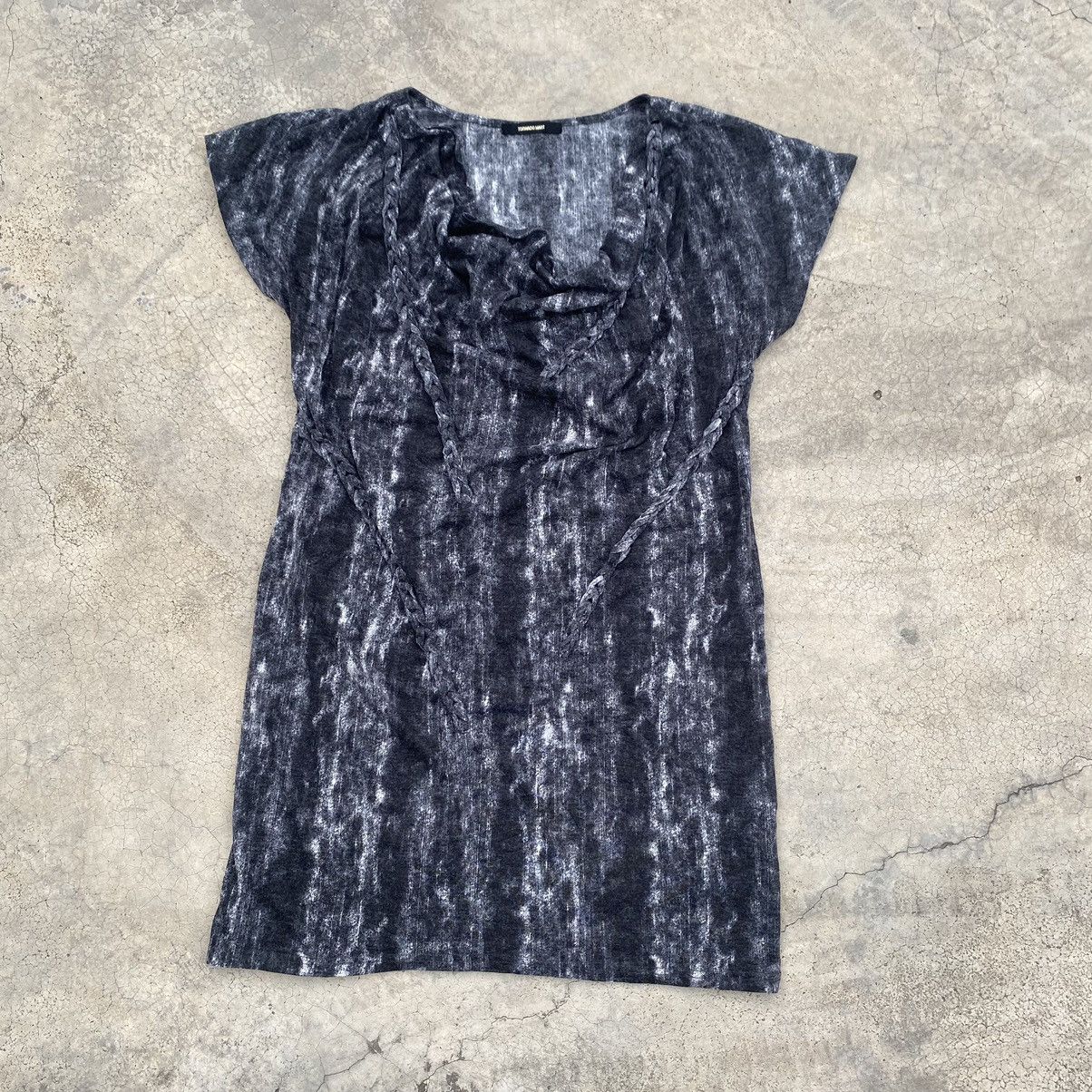 Beauty Beast × If Six Was Nine × Tornado Mart Tornado Mart Distressed Black Cowl Neck Tee – Size S Size S / US 4 / IT 40 - 1 Thumbnail