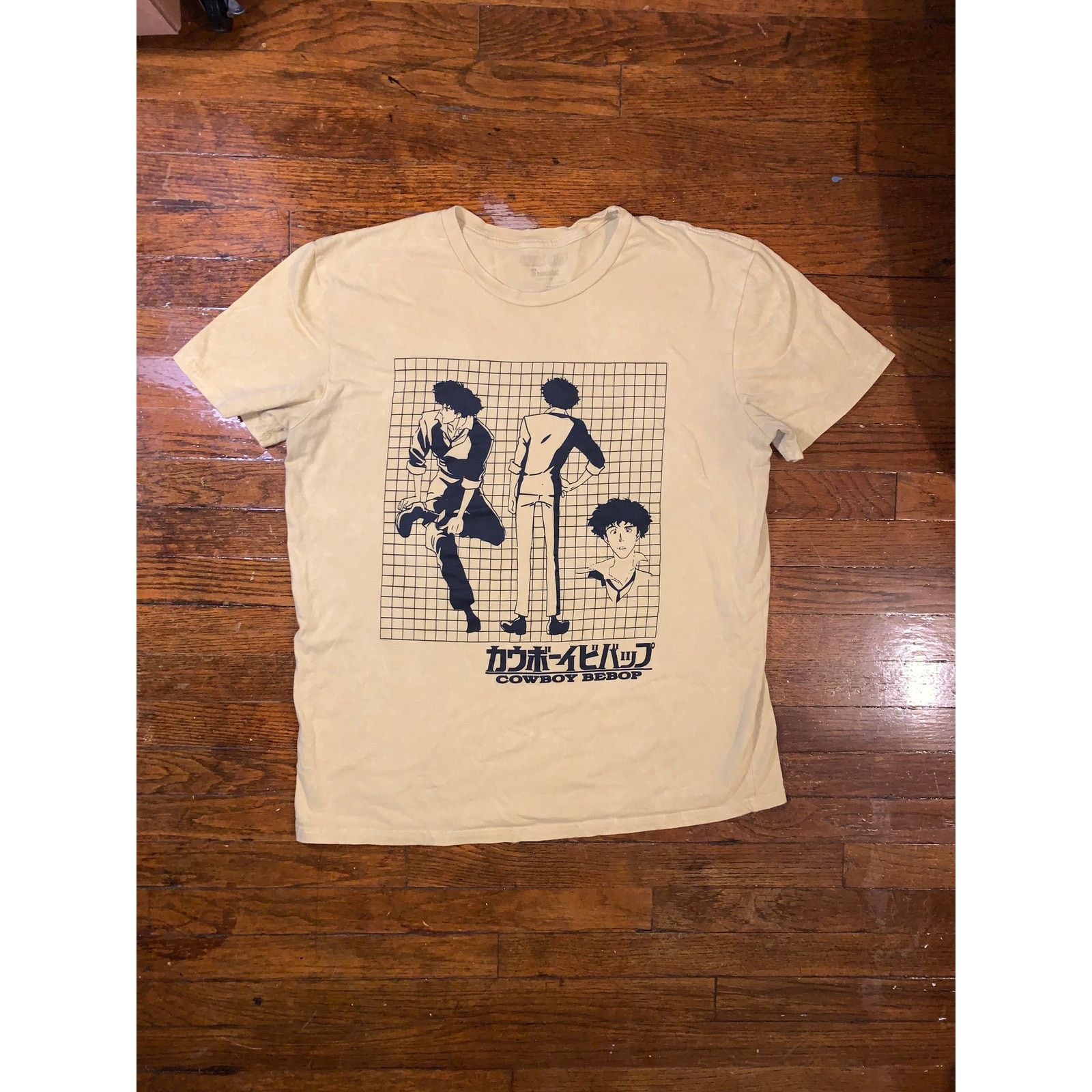 Anime × Other Cowboy Bebop Spike Spiegel Anime T Shirt XL Yellow Graphic Size US XL / EU 56 / 4 - 2 Thumbnail