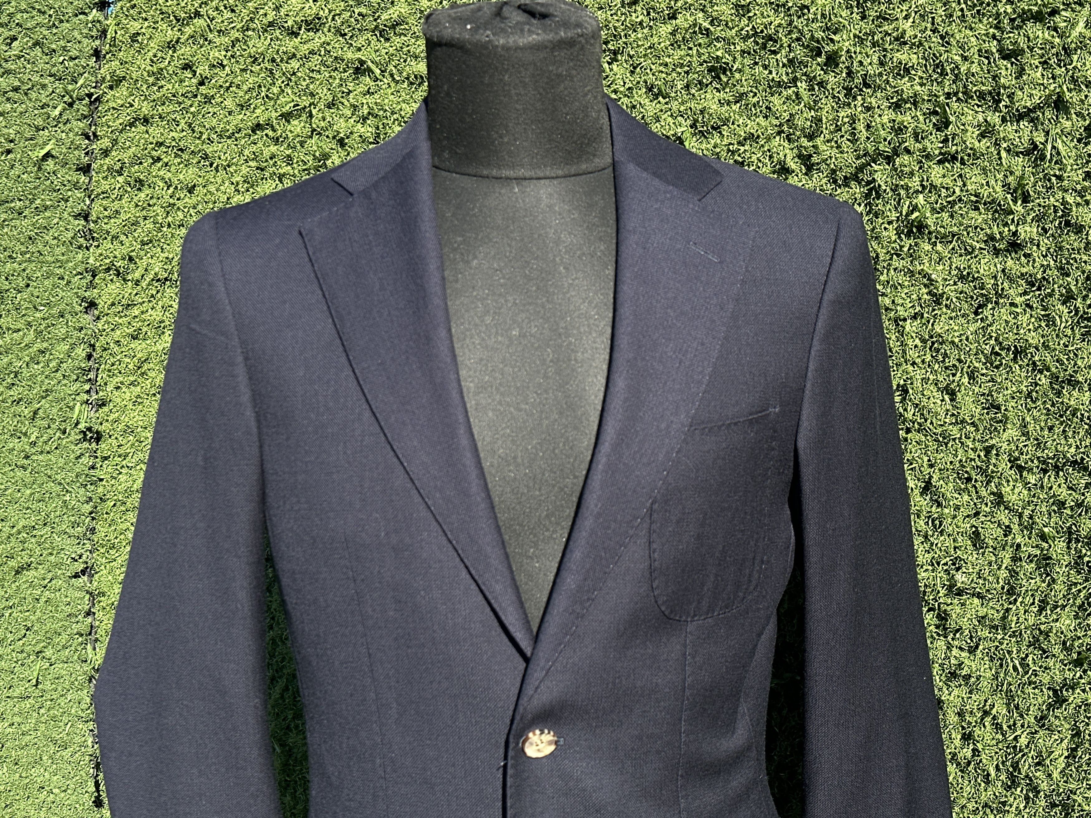 Suitsupply Suitsupply Havana Super 130s Wool Patch Blazer 46 Slim Size 46S - 9 Thumbnail