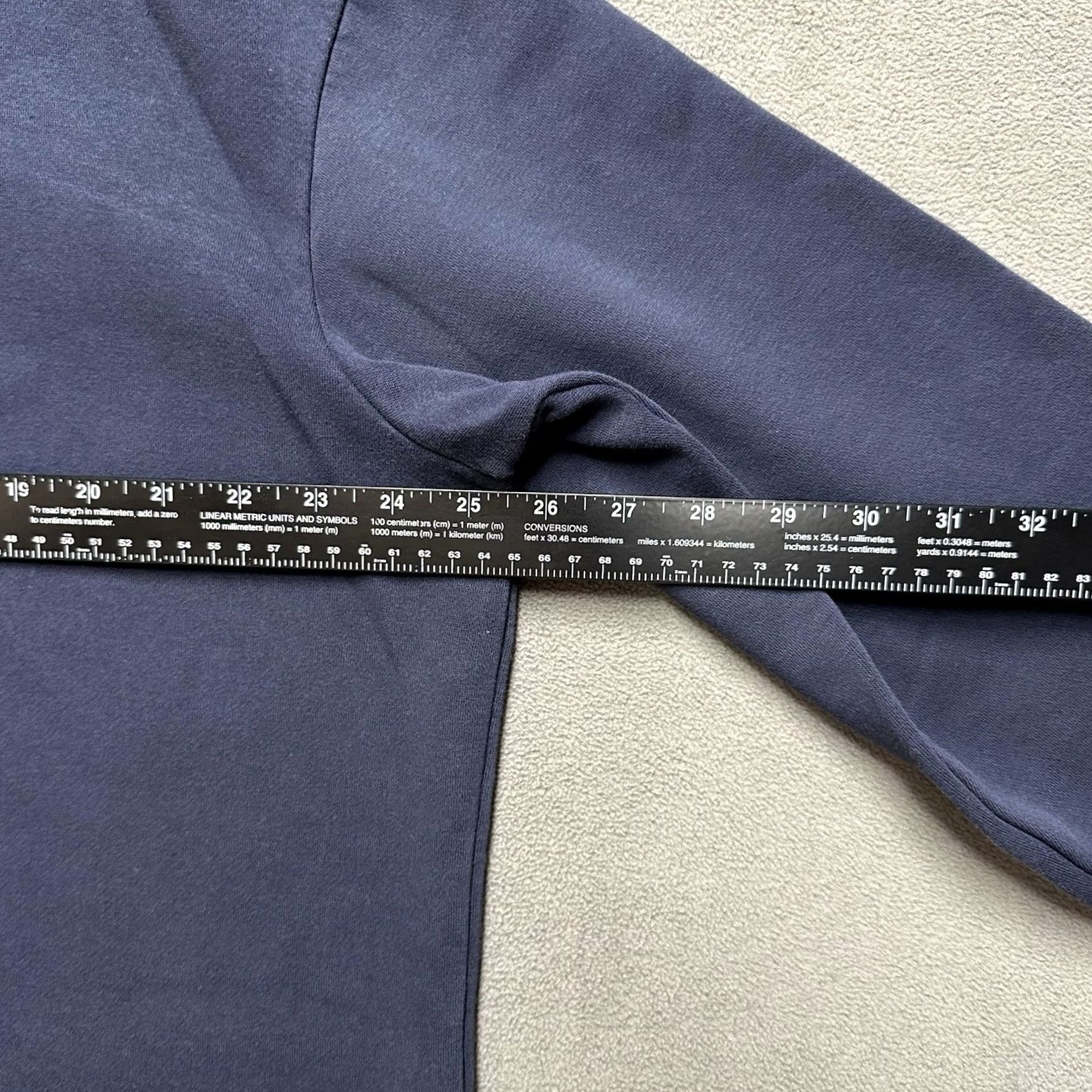 Adidas Adidas Sweatshirt Womens 2X Navy Blue Fleece Pullover Logo Graphic Cropped EUC Size XXL / US 16-18 / IT 52-54 - 7 Thumbnail