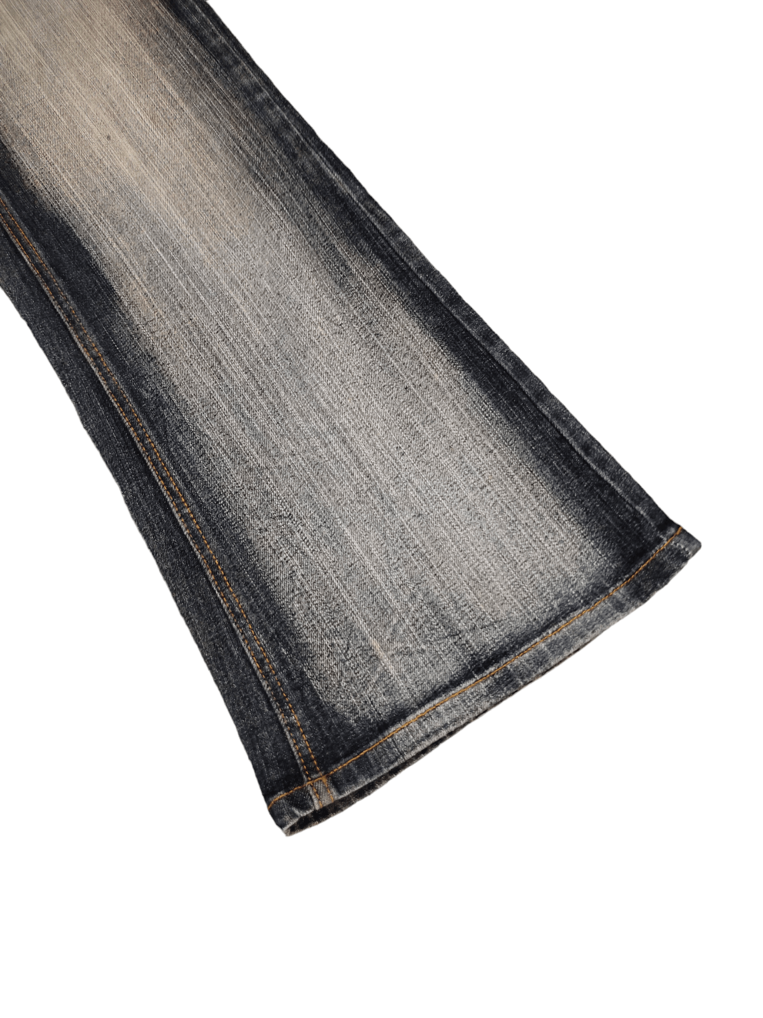 If Six Was Nine × Le Grande Bleu (L.G.B.) × Tornado Mart Flare Jeans Jouer Aur Faded Wash Denim Bootcut Y2k Size US 32 / EU 48 - 8 Thumbnail