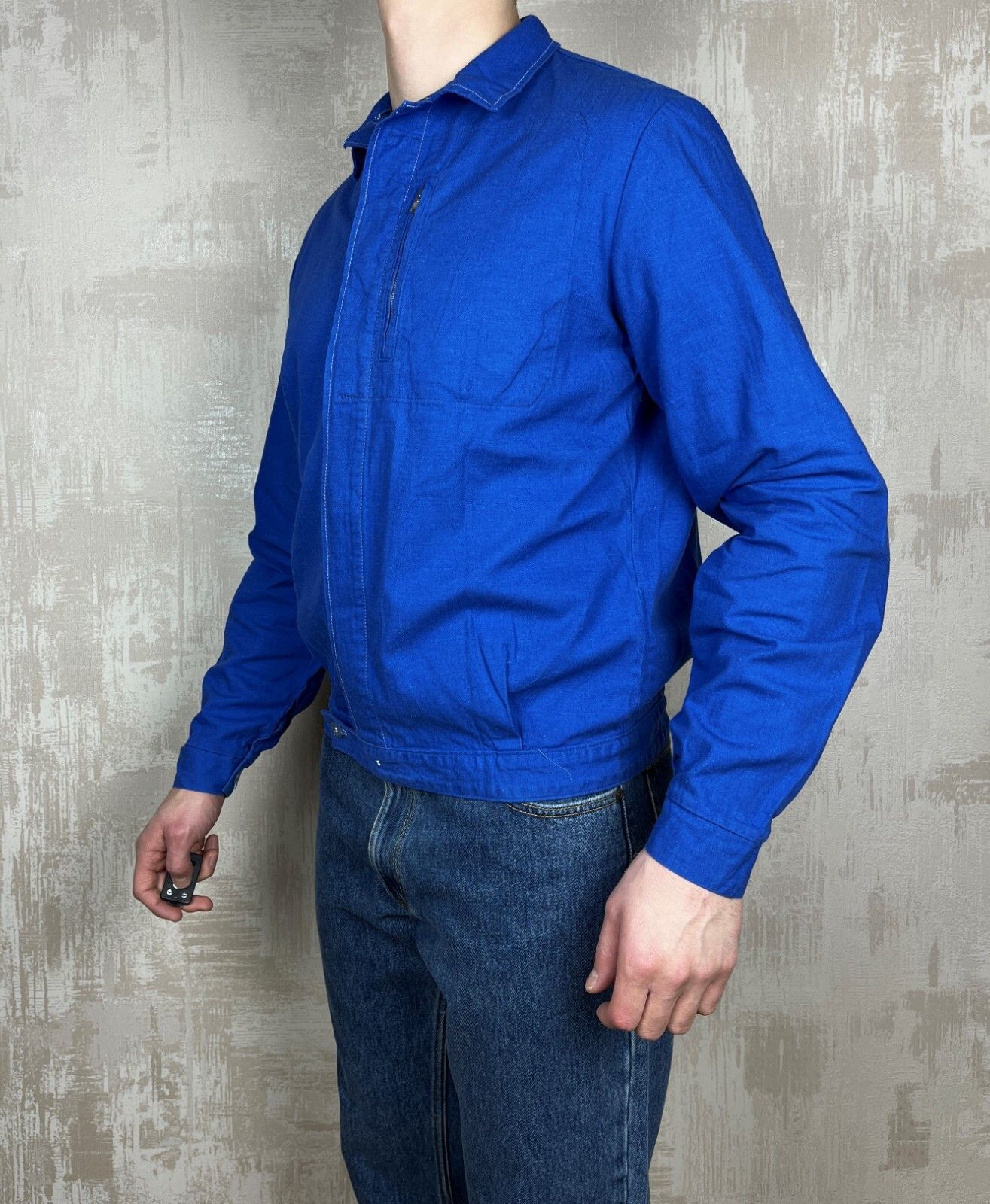 Le Laboureur Vintage 80's OTAVAN-STABIL Czech Work Chore Jacket Size US L / EU 52-54 / 3 - 11 Thumbnail