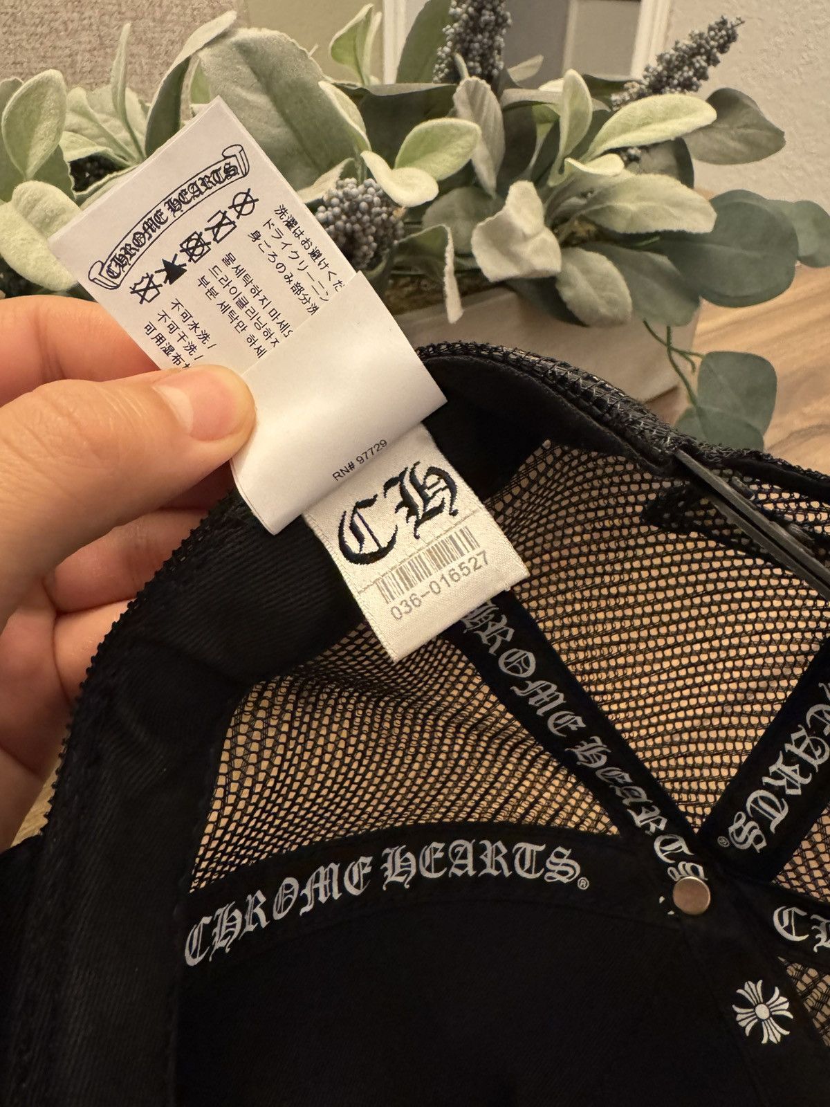 Chrome Hearts Chrome Hearts Plus Cross Seal Stamp Trucker Hat Size ONE SIZE - 7 Thumbnail