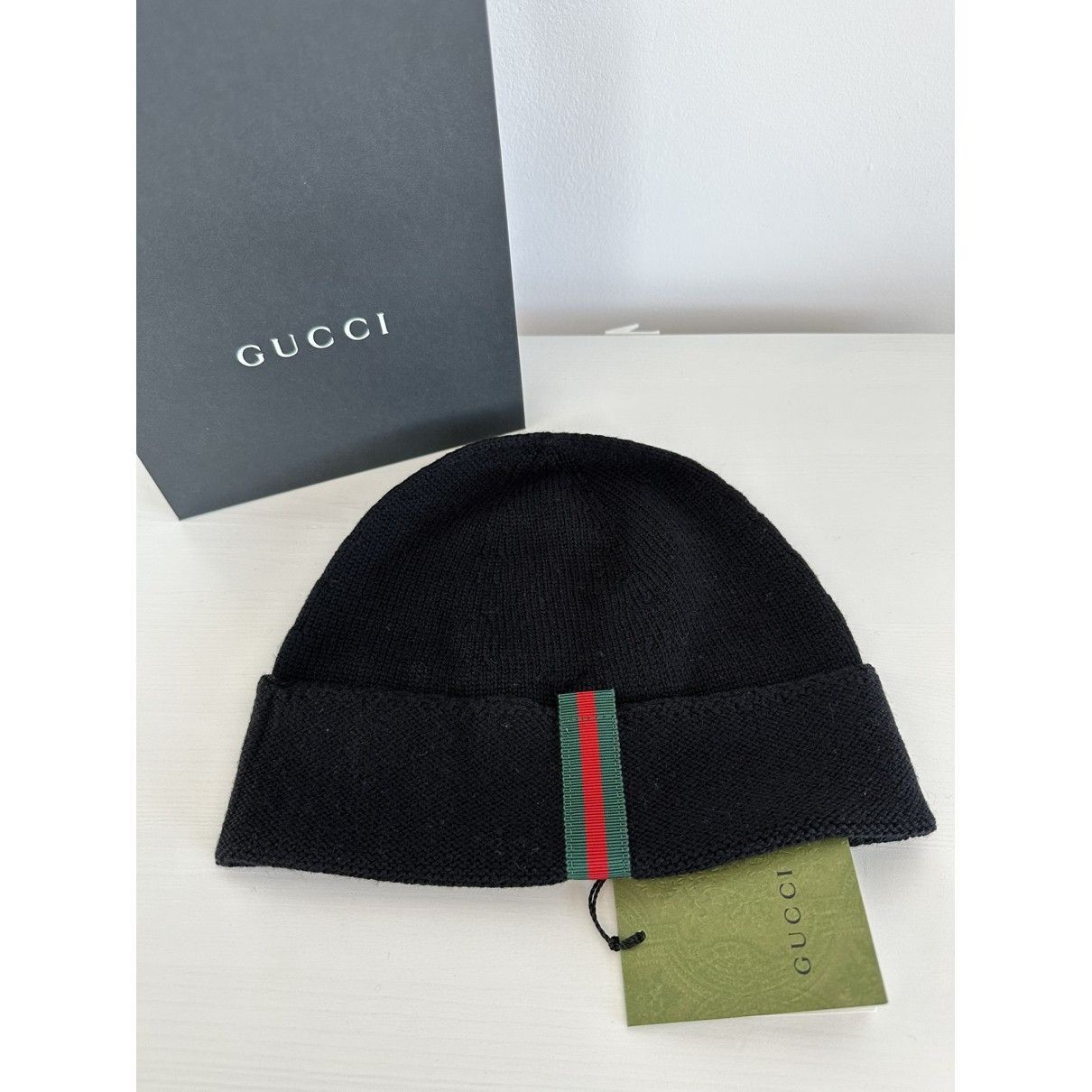 Gucci black wool gucci hat Size ONE SIZE - 2 Thumbnail