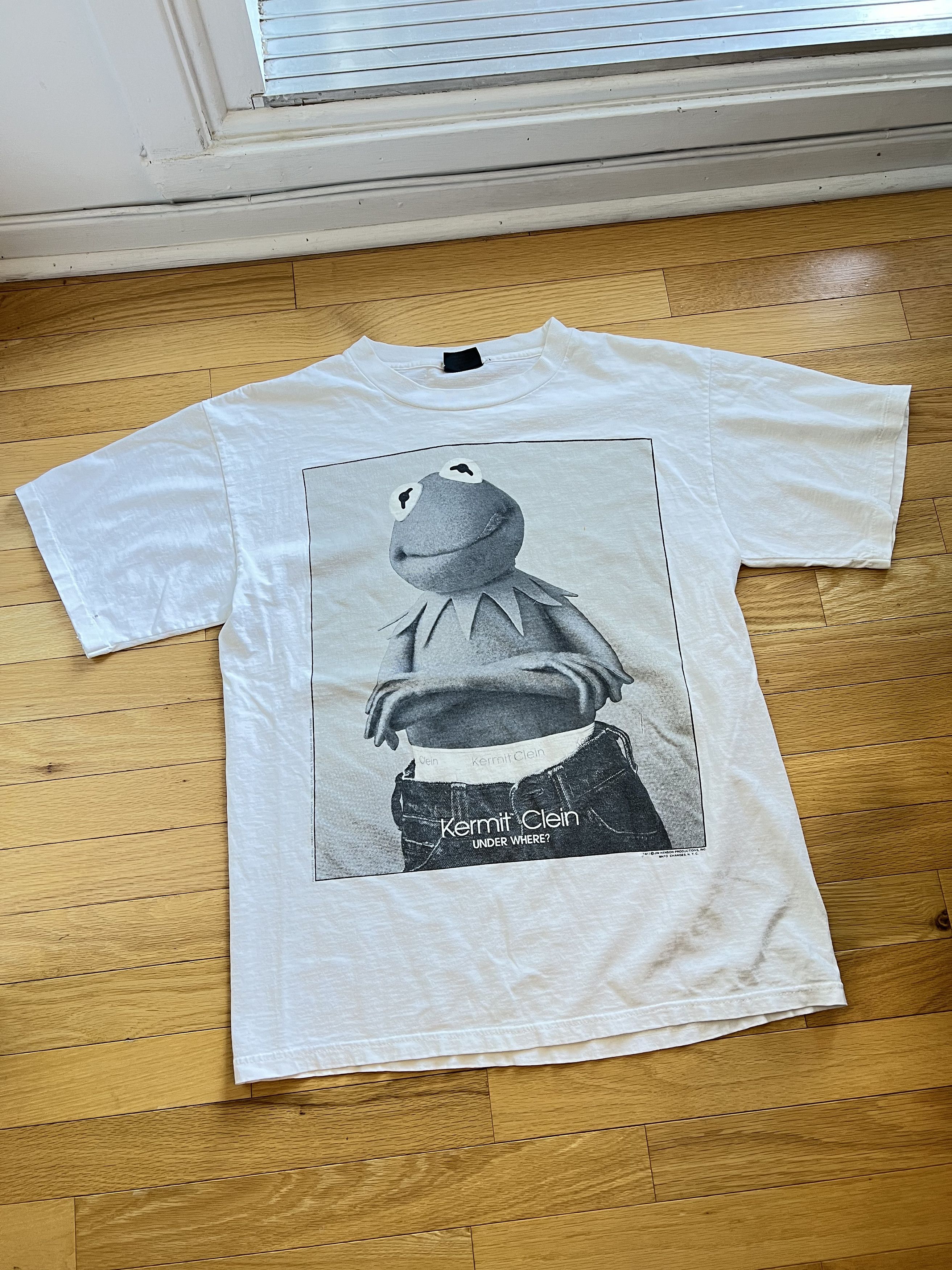Vintage 1996 Single Stitch Kermit Clein Tee Size US L / EU 52-54 / 3 - 2 Thumbnail