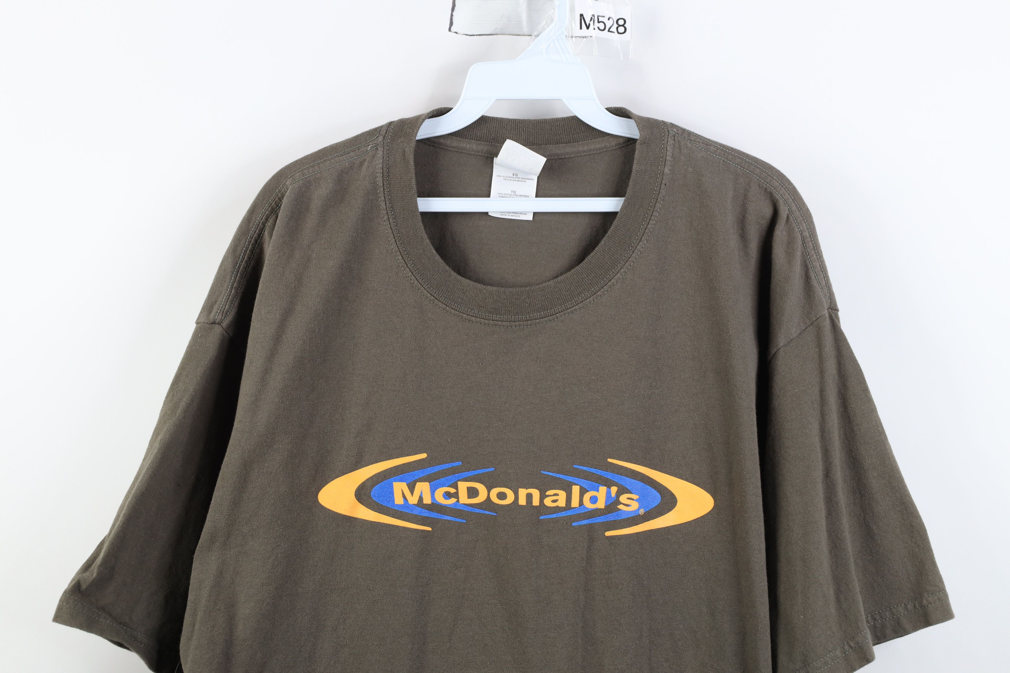 Vintage Vintage 90s Y2K Streetwear Spell McDonalds Fast Food T-Shirt Size US XL / EU 56 / 4 - 2 Thumbnail