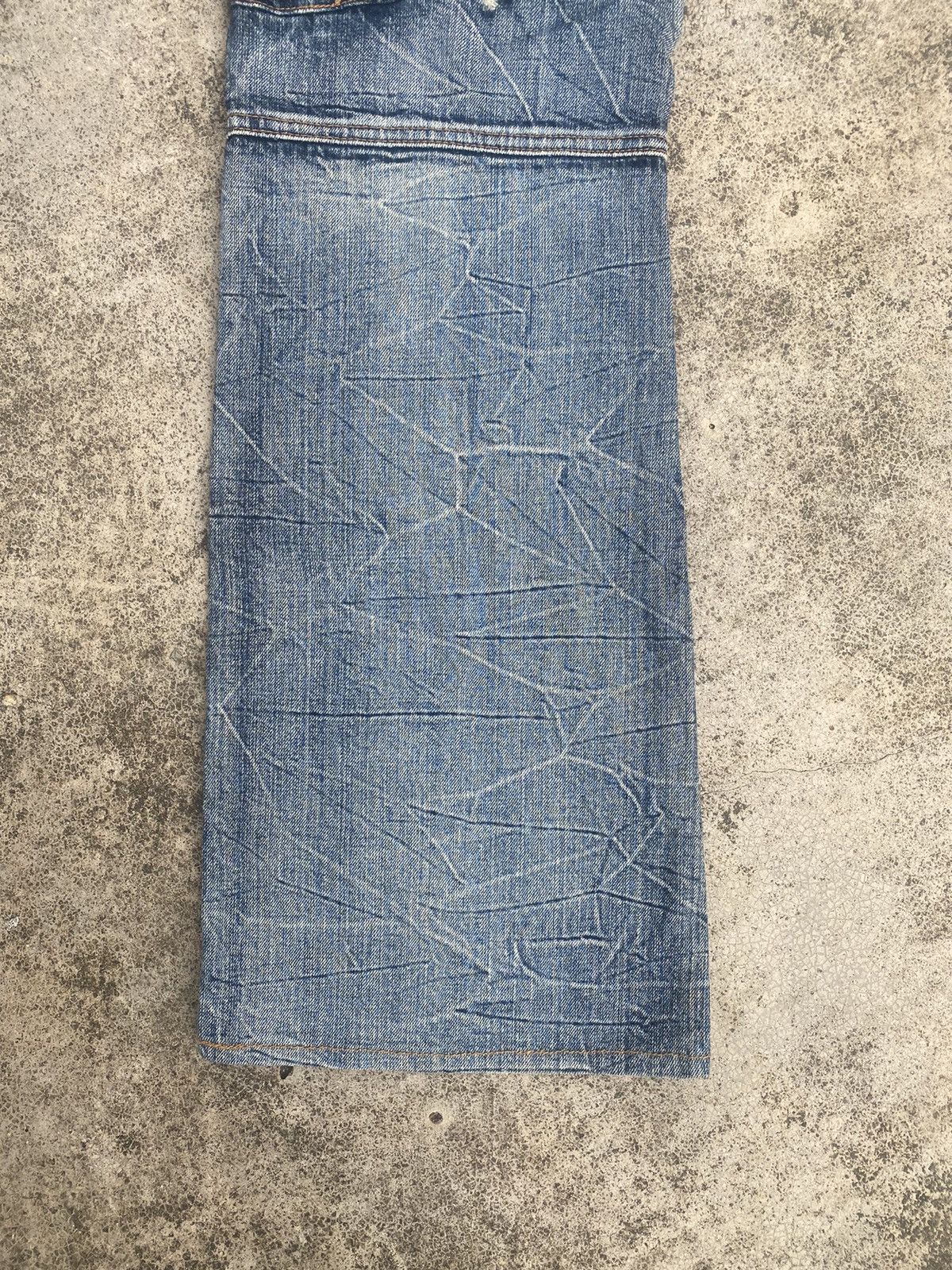 If Six Was Nine × Japanese Brand Flare Jeans Semantic Design Cargo Multipocket Bootcut Size US 33 - 16 Thumbnail