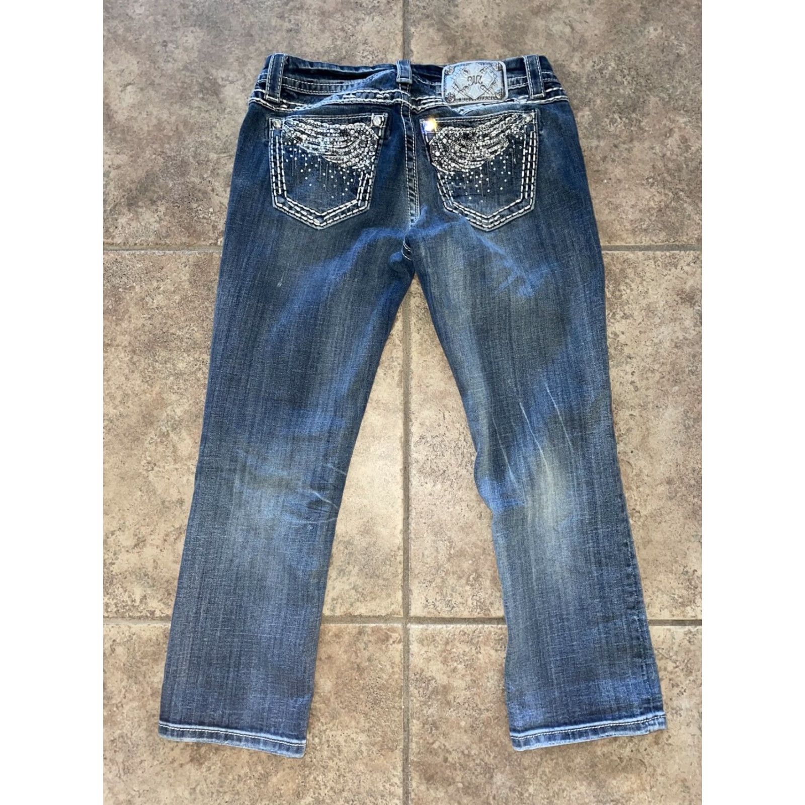 Miss Me VINTAGE Miss Me Women's Jeans Bootcut Blue Size 27 24-inch Inseam Size 27" / US 4 / IT 40 - 4 Thumbnail