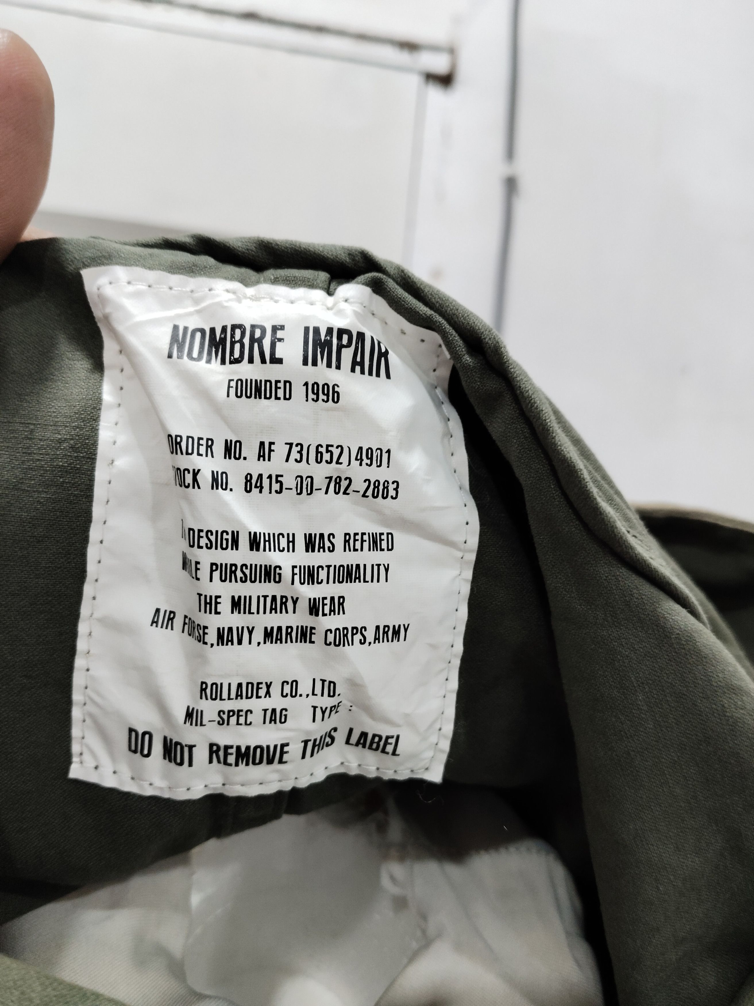 If Six Was Nine × Japanese Brand Nombre Impair Hooded Army Green Parka Size US XL / EU 56 / 4 - 5 Thumbnail