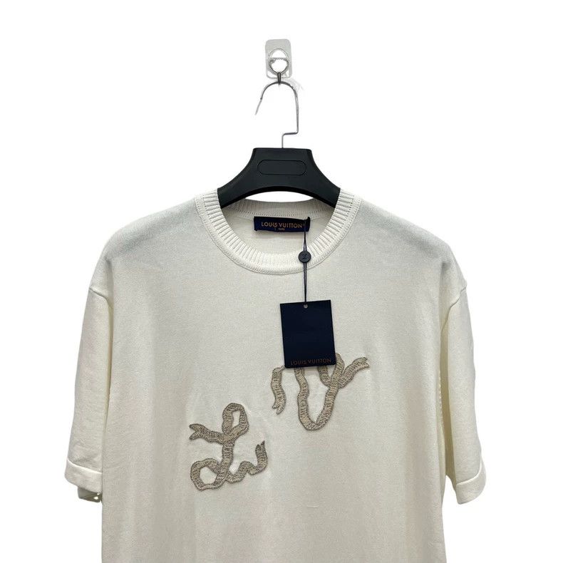 Louis Vuitton Louis Vuitton White snake year limited letter knit short s Size US XXL / EU 58 / 5 - 3 Thumbnail