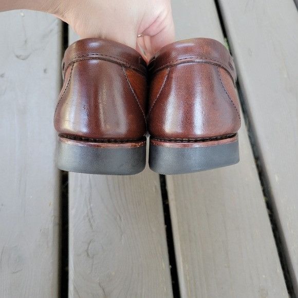 Allen Edmonds Allen Edmonds Nashua Two Tone Brown Tassel Kiltie Loafer Size US 10 / EU 43 - 7 Thumbnail