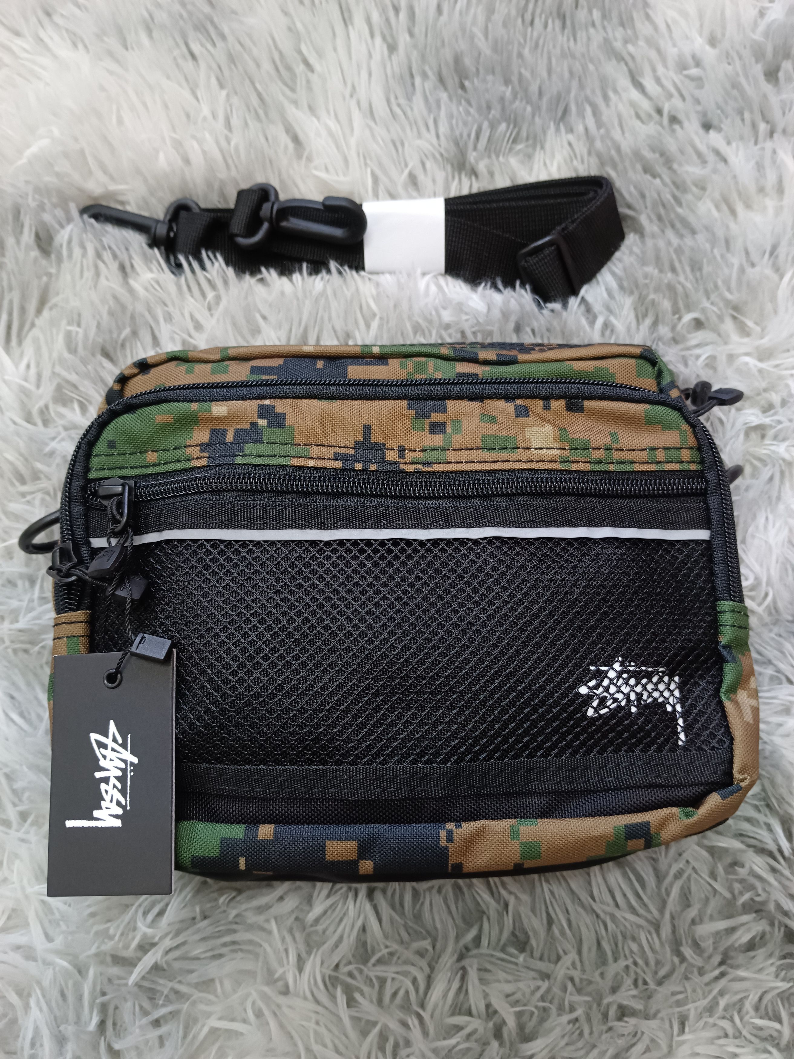 Stussy digi camo shoulder bag hotsell