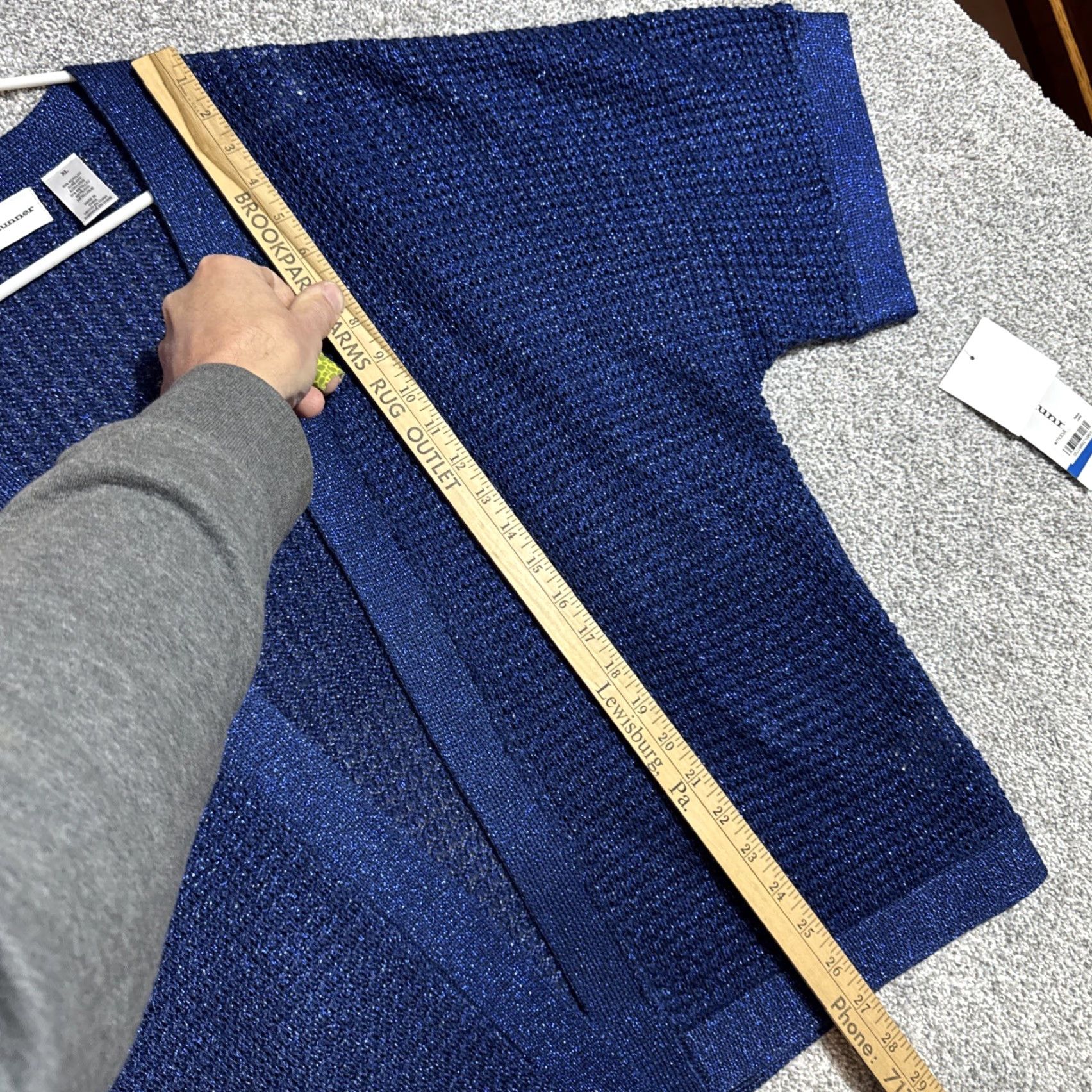 Vintage Alfred Dunner Cardigan Sweater Womens XL Blue Sparkly Chic Evening  Wear | Grailed