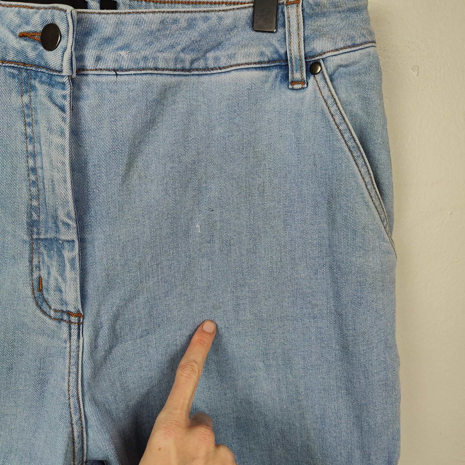Wildfang Wildfang Essential Work Denim Pant Womens Large Size 32" / US 10 / IT 46 - 5 Thumbnail