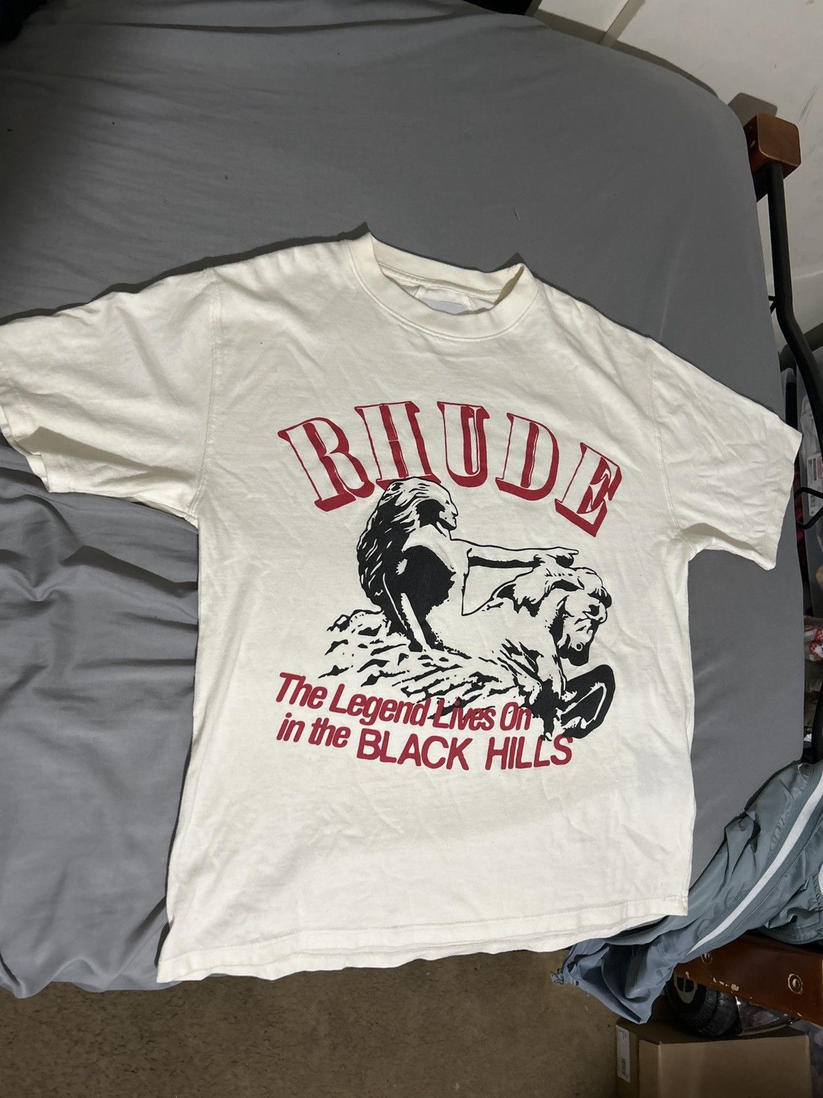 Rhude White,black,red rhude shirt Size US XS / EU 42 / 0 - 2 Thumbnail