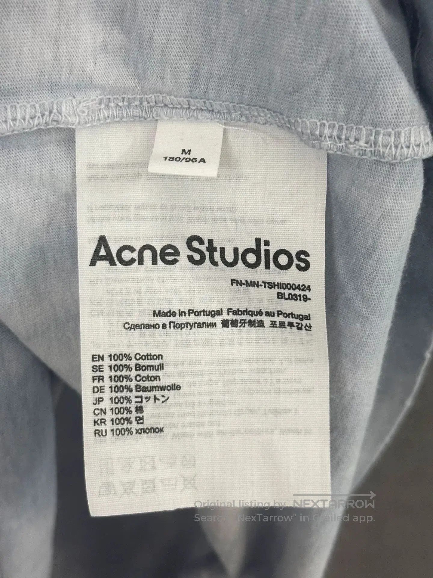 Acne Studios acne studios 1996 blue tie. Size US M / EU 48-50 / 2 - 4 Thumbnail