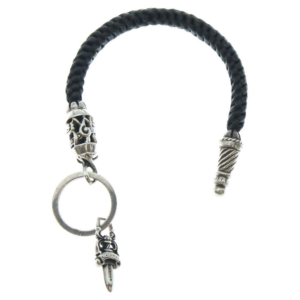 Chrome Hearts Chrome hearts Celtic roller keychain with dagger