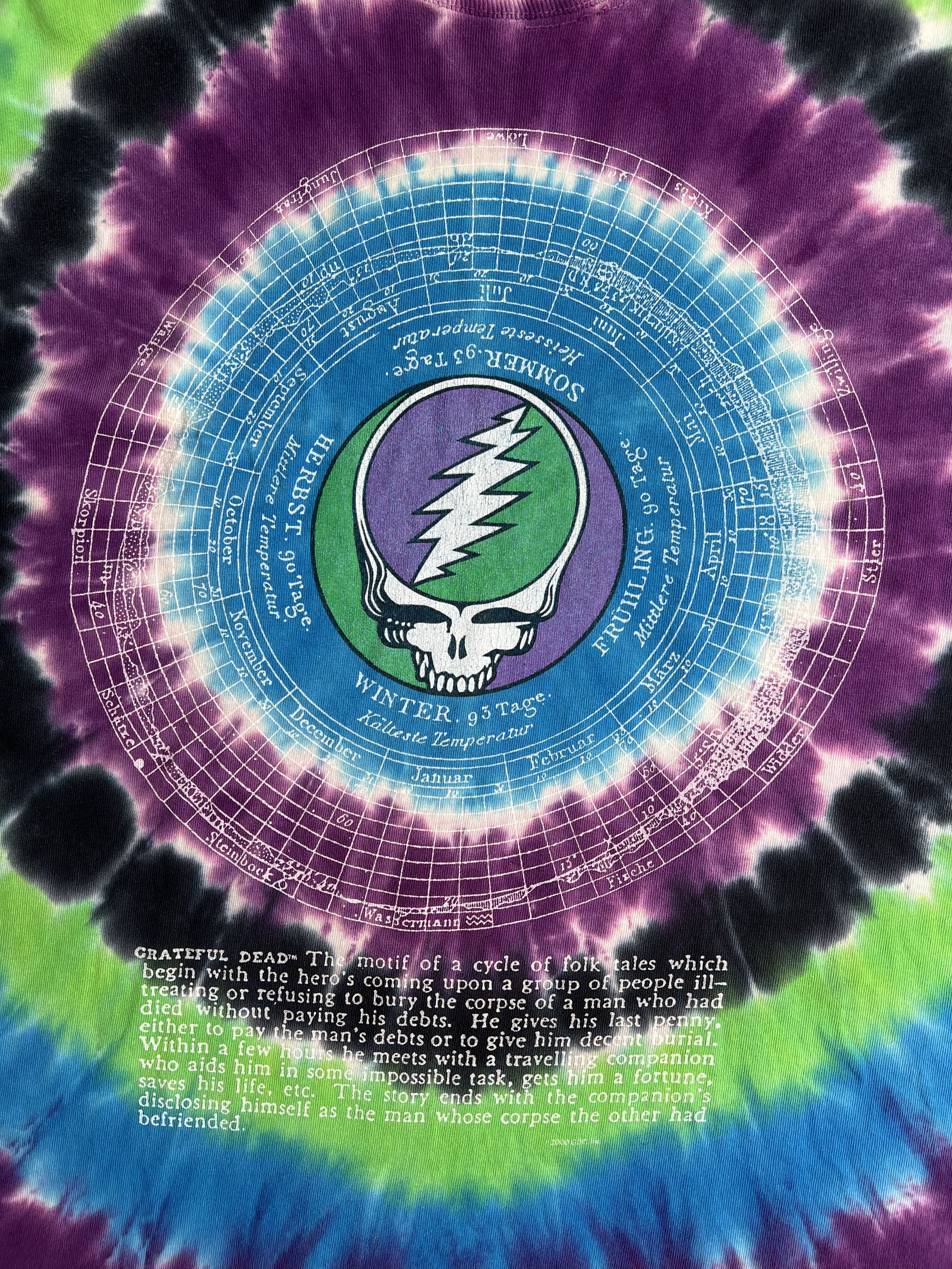 Band Tees × Grateful Dead × Rap Tees GRATEFUL DEAD TIE DYE VINTAGE T-SHIRT LARGE Size US L / EU 52-54 / 3 - 2 Thumbnail