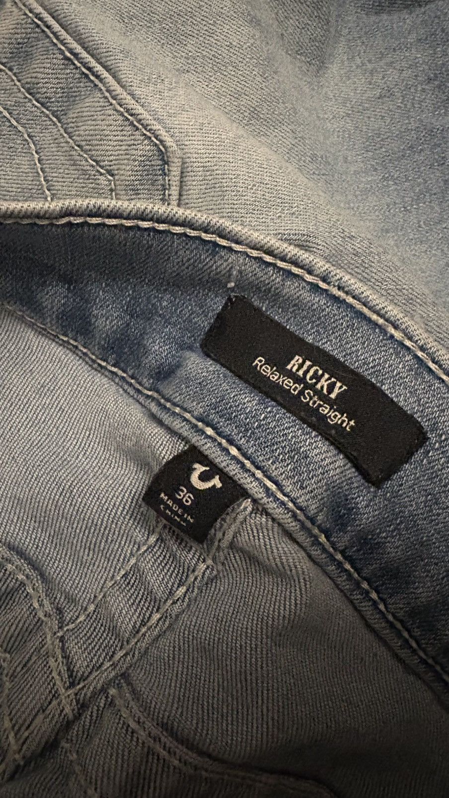 True Religion Blue true religion Ricky jeans Size US 36 / EU 52 - 4 Thumbnail