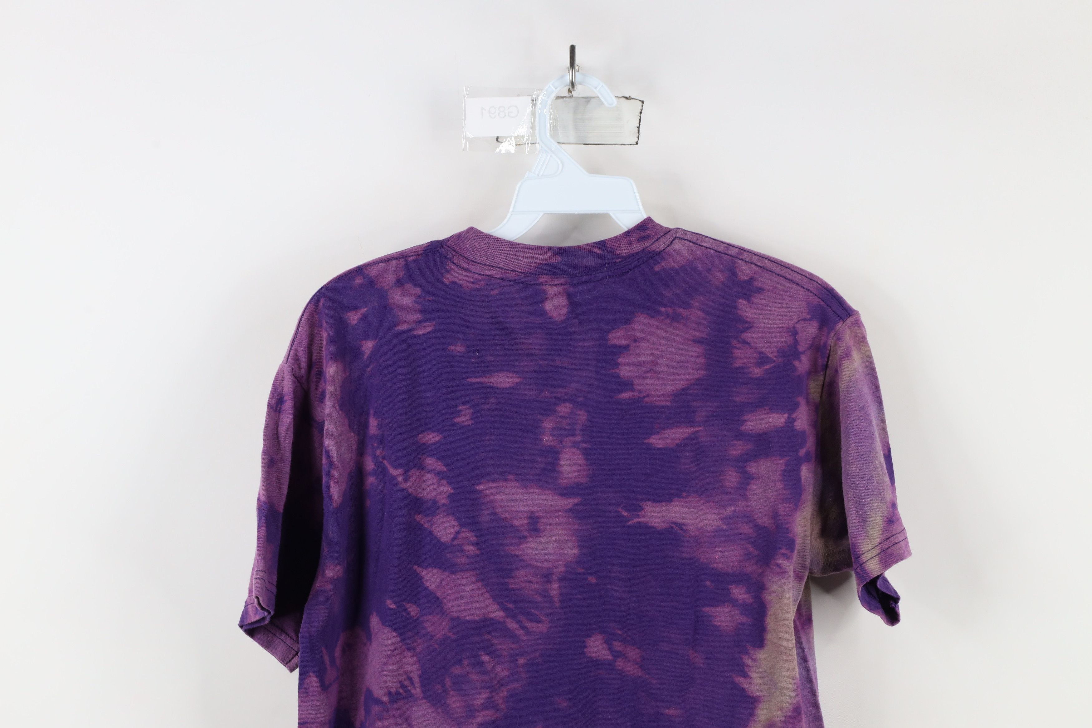 Vintage Streetwear Las Vegas Acid Wash Short Sleeve T-Shirt Purple Size S / US 4 / IT 40 - 11 Thumbnail