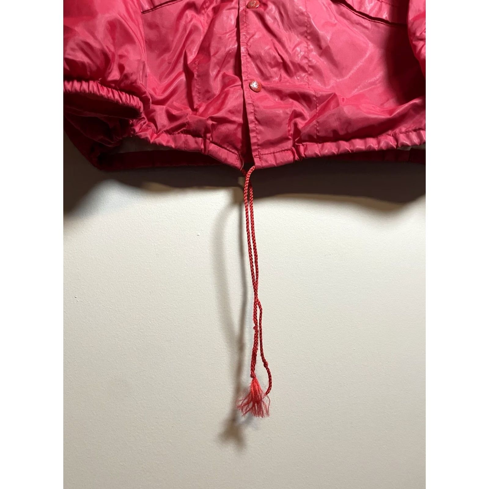 Vintage VINTAGE King Louie Pro Fit Trail Mobile Nylon Jacket Shirt Mens M Red 90s Logo Cotton Lining Satin Size US M / EU 48-50 / 2 - 7 Thumbnail