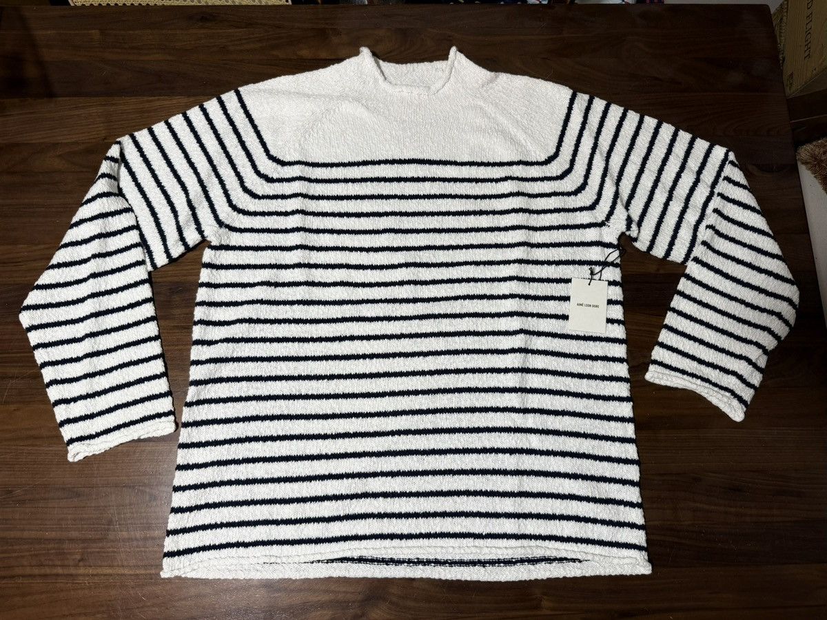 Aime Leon Dore Aime Leon Dore Nautical Rollneck Sweater Navy/White Stripe Size US XL / EU 56 / 4 - 1 Thumbnail