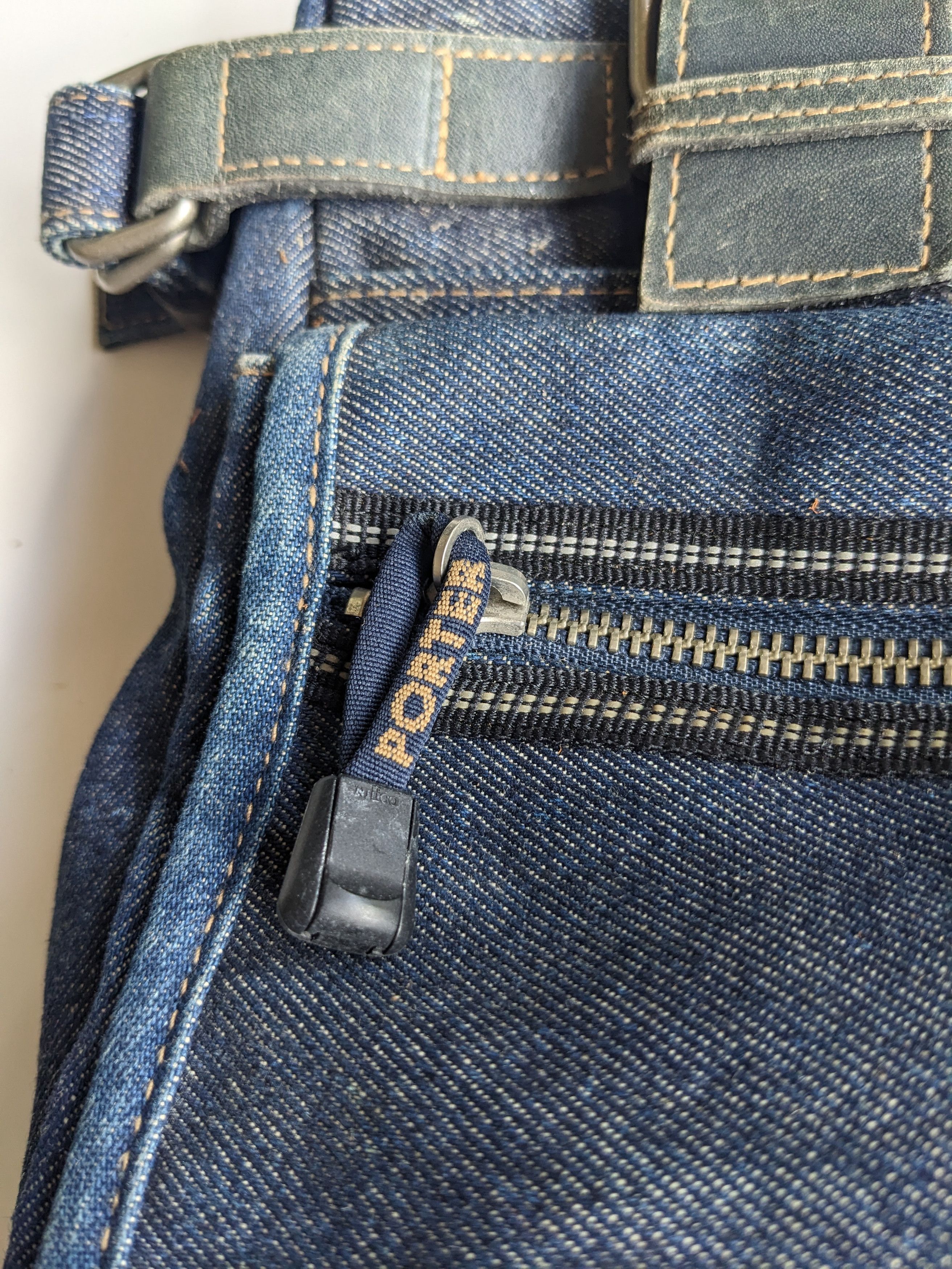 Porter Porter tote bag denim indigo jeans Size ONE SIZE - 3 Thumbnail