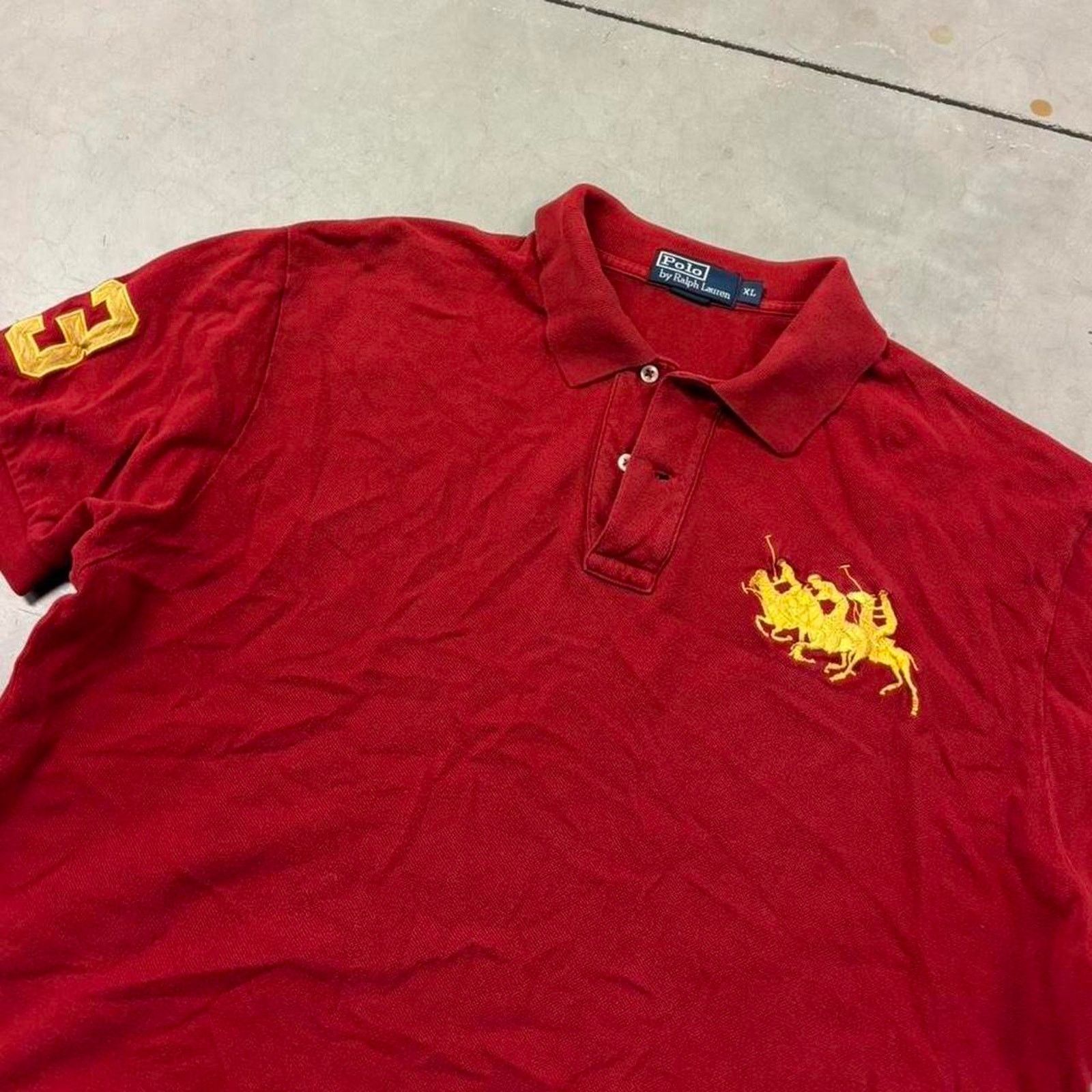 Polo Ralph Lauren Y2k polo ralph lauren polo t-shirt Size US XL / EU 56 / 4 - 2 Thumbnail