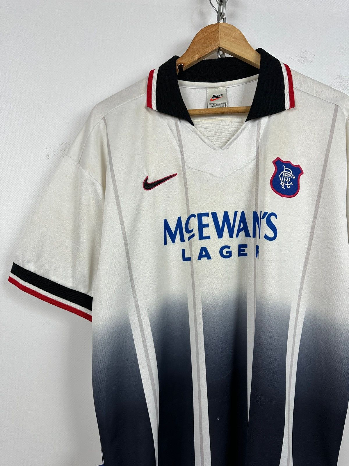 Nike 1998/99 Nike Rangers Vintage Third Kit Jersey Size US XL / EU 56 / 4 - 3 Thumbnail