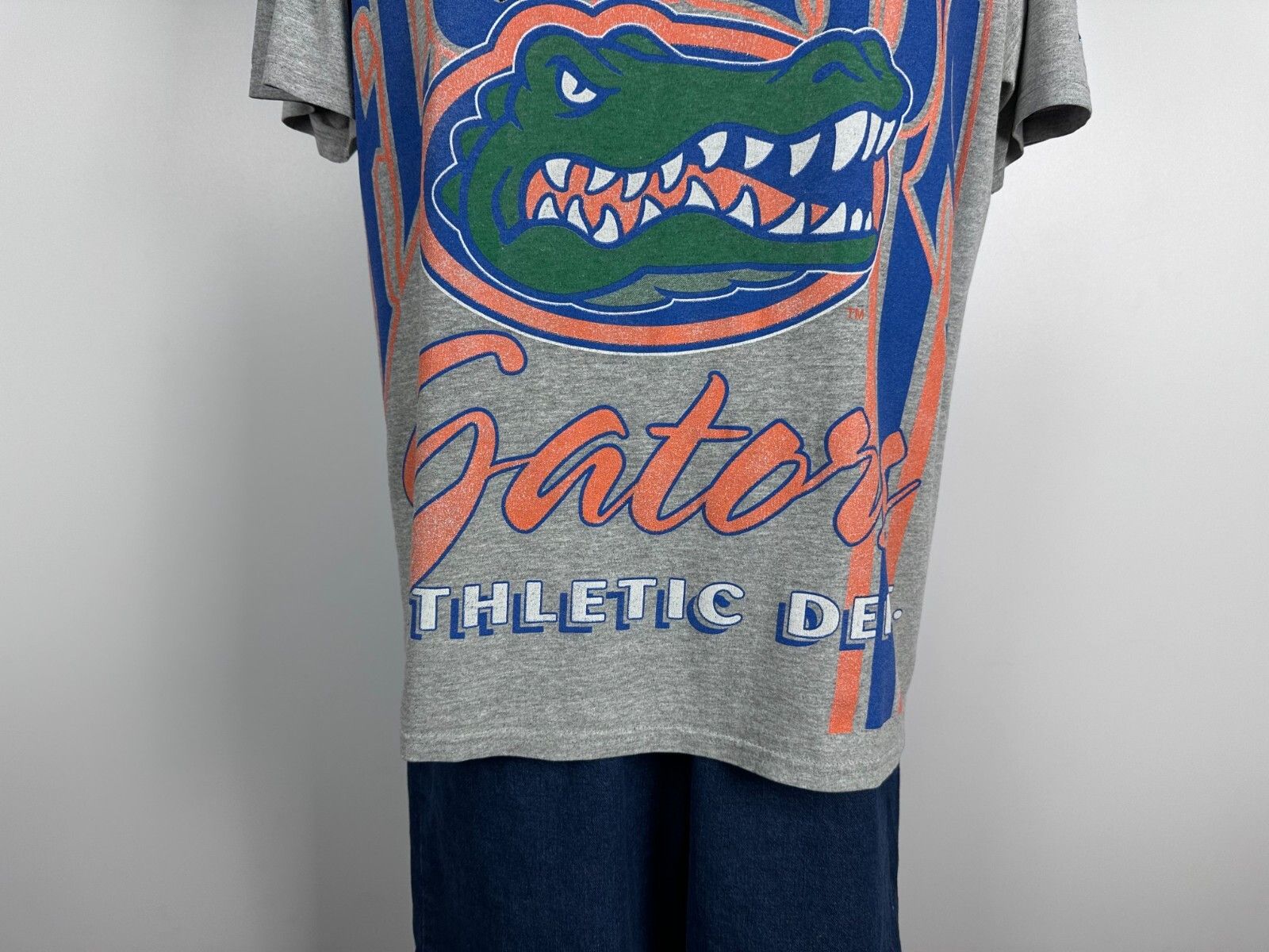 NFL Lee University of Florida Gators Vintage 90s Graphic T-Shirt Size US L / EU 52-54 / 3 - 3 Thumbnail