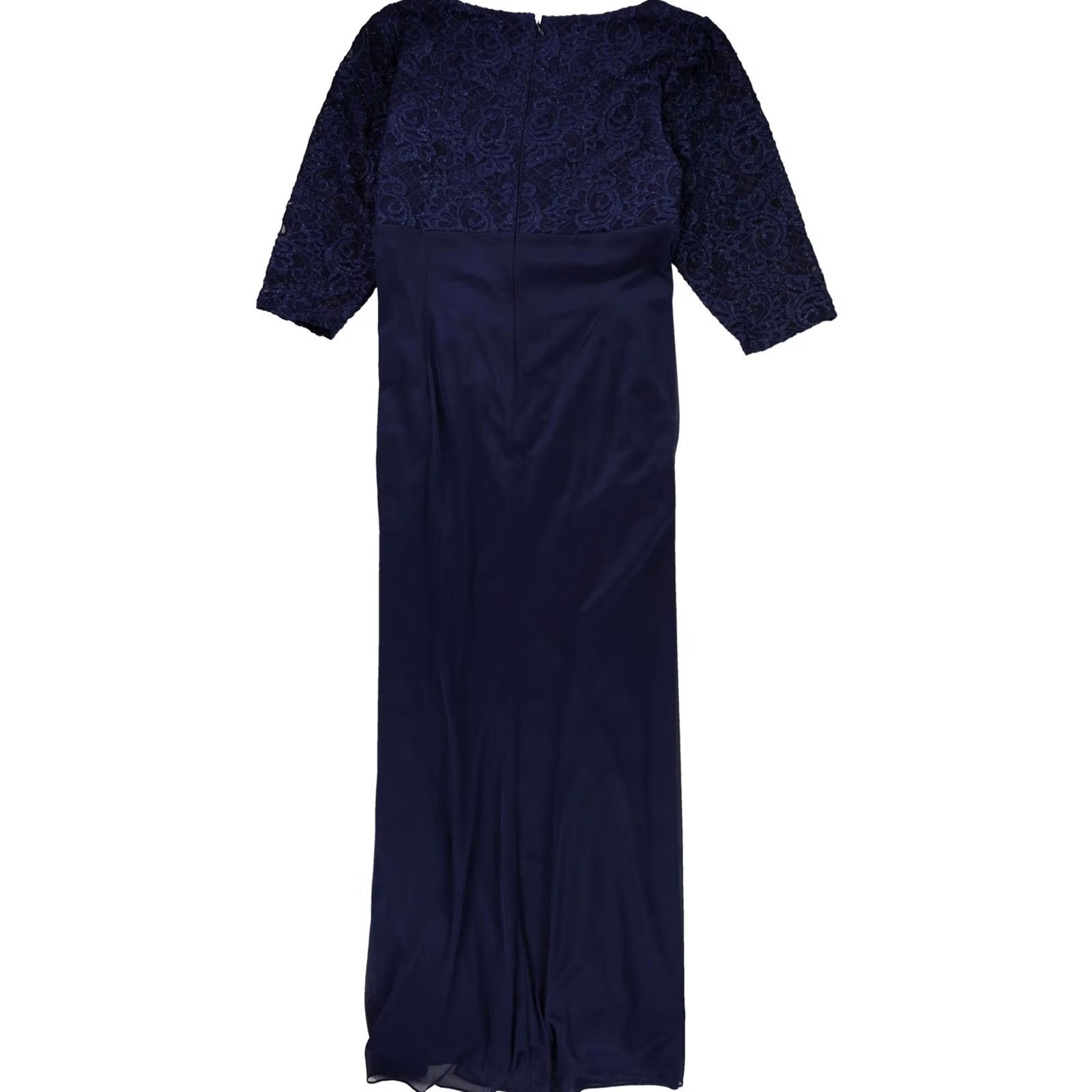 Alex Evenings Alex Evenings Empire Waist Gown Dress Womens Plus Size 14W Blue Embellished Size XL / US 12-14 / IT 48-50 - 2 Thumbnail
