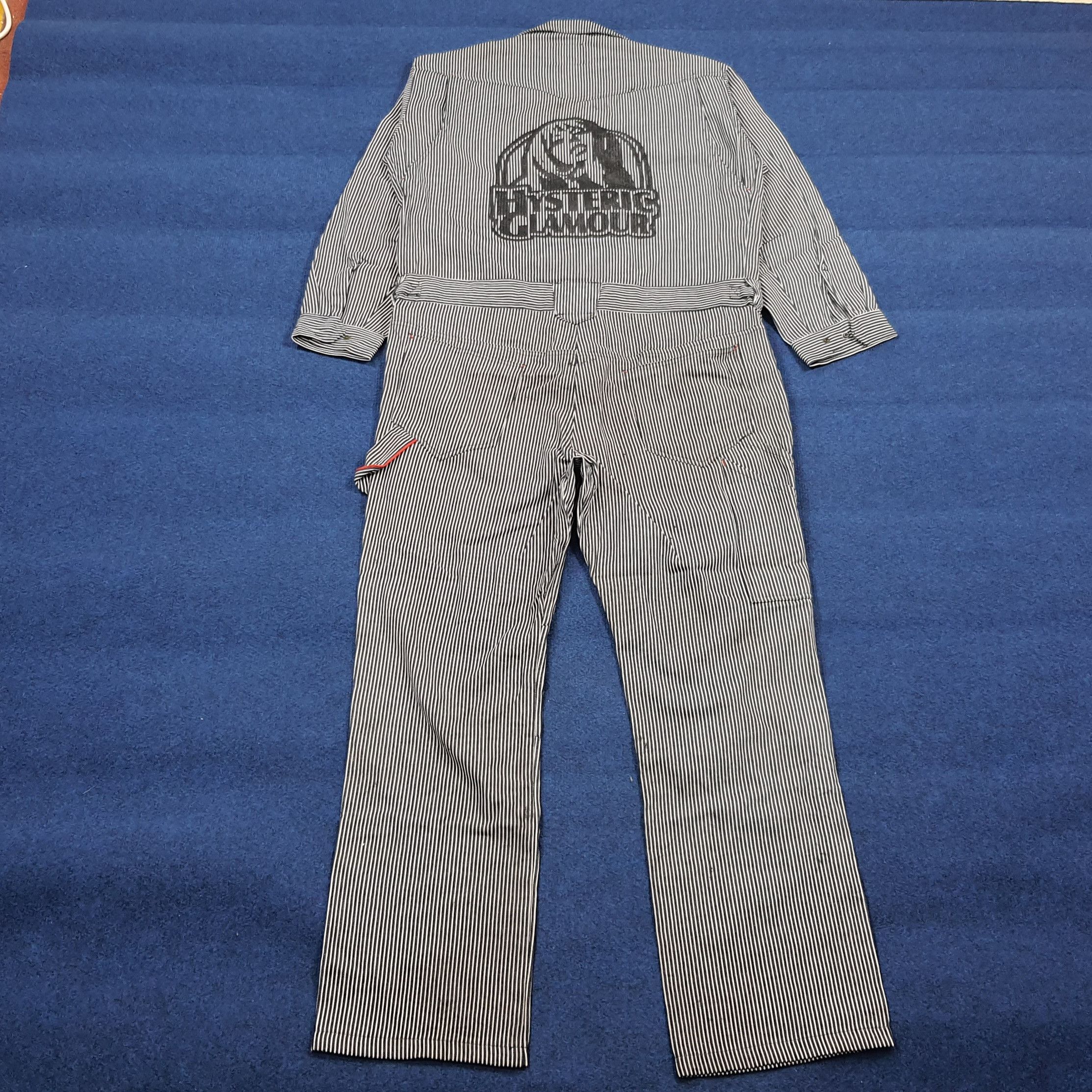 Japanese Brand Vintage Workwear Coverall With Hysteric Custom Logo C302N8 Size US XL / EU 56 / 4 - 2 Thumbnail