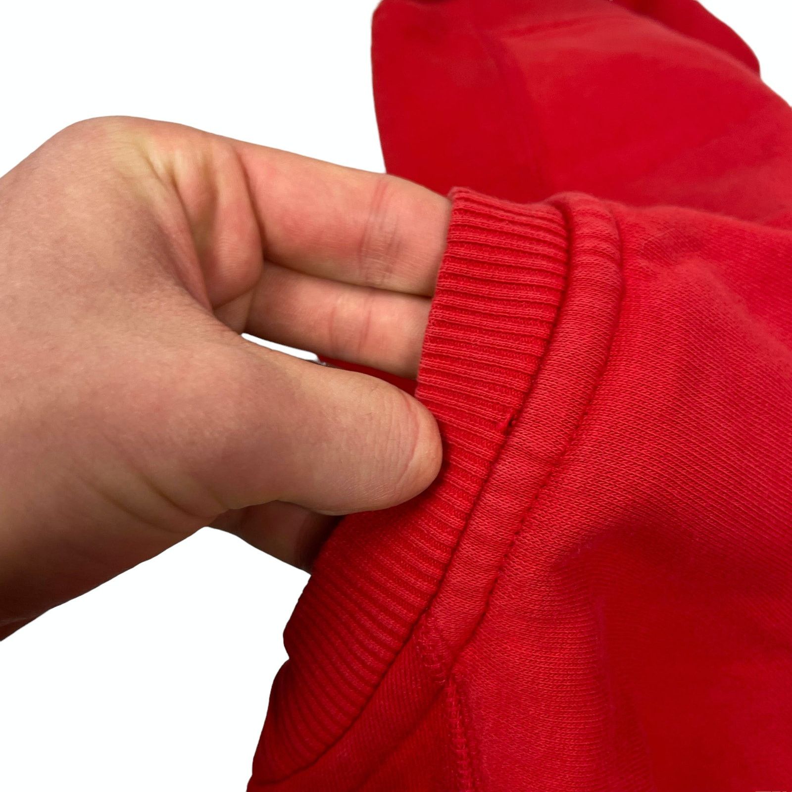 Nike × Vintage Nike Swoosh Men Red Pullover Fleece Sweatshirt Large Size US L / EU 52-54 / 3 - 9 Thumbnail