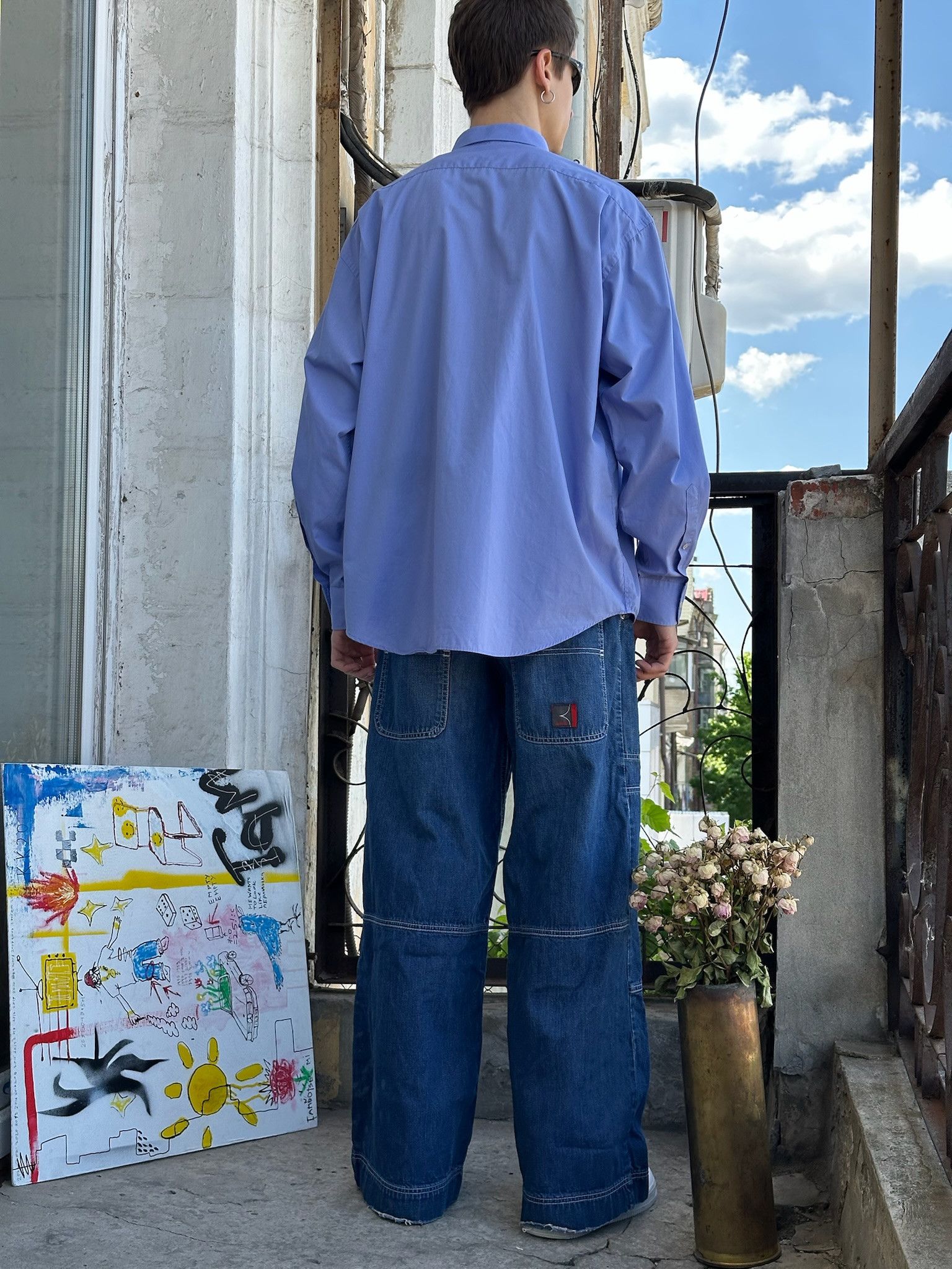 Yves Saint Laurent Vintage Yves Saint Laurent Pour Homme Button Up Shirt Size US XL / EU 56 / 4 - 7 Thumbnail
