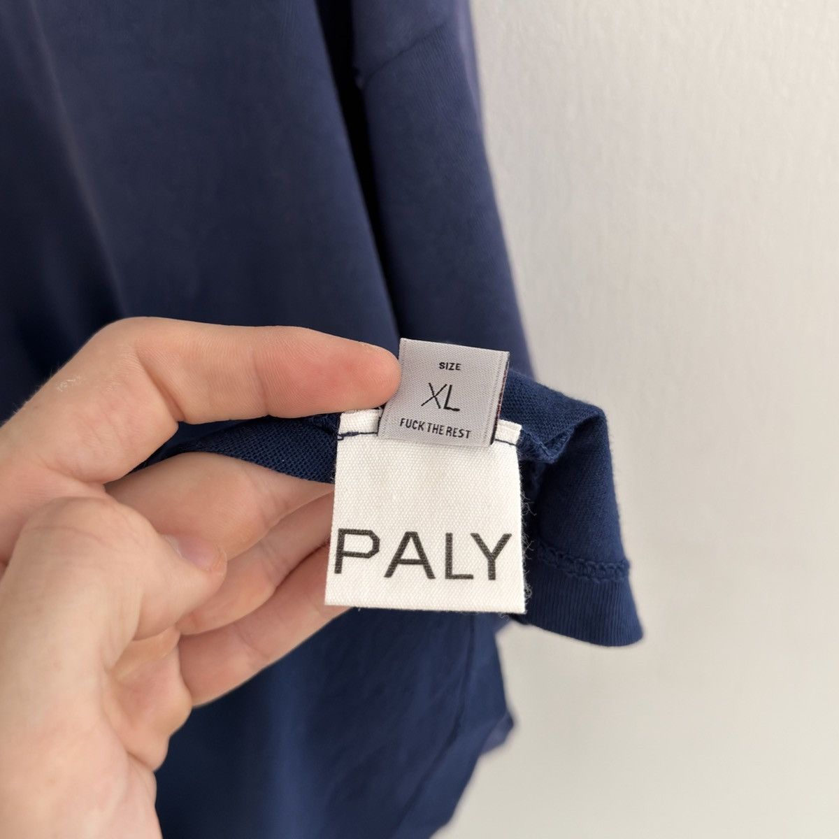 Paly Hollywood PALY Core Logo Navy Distressed Tee Size US XL / EU 56 / 4 - 5 Thumbnail