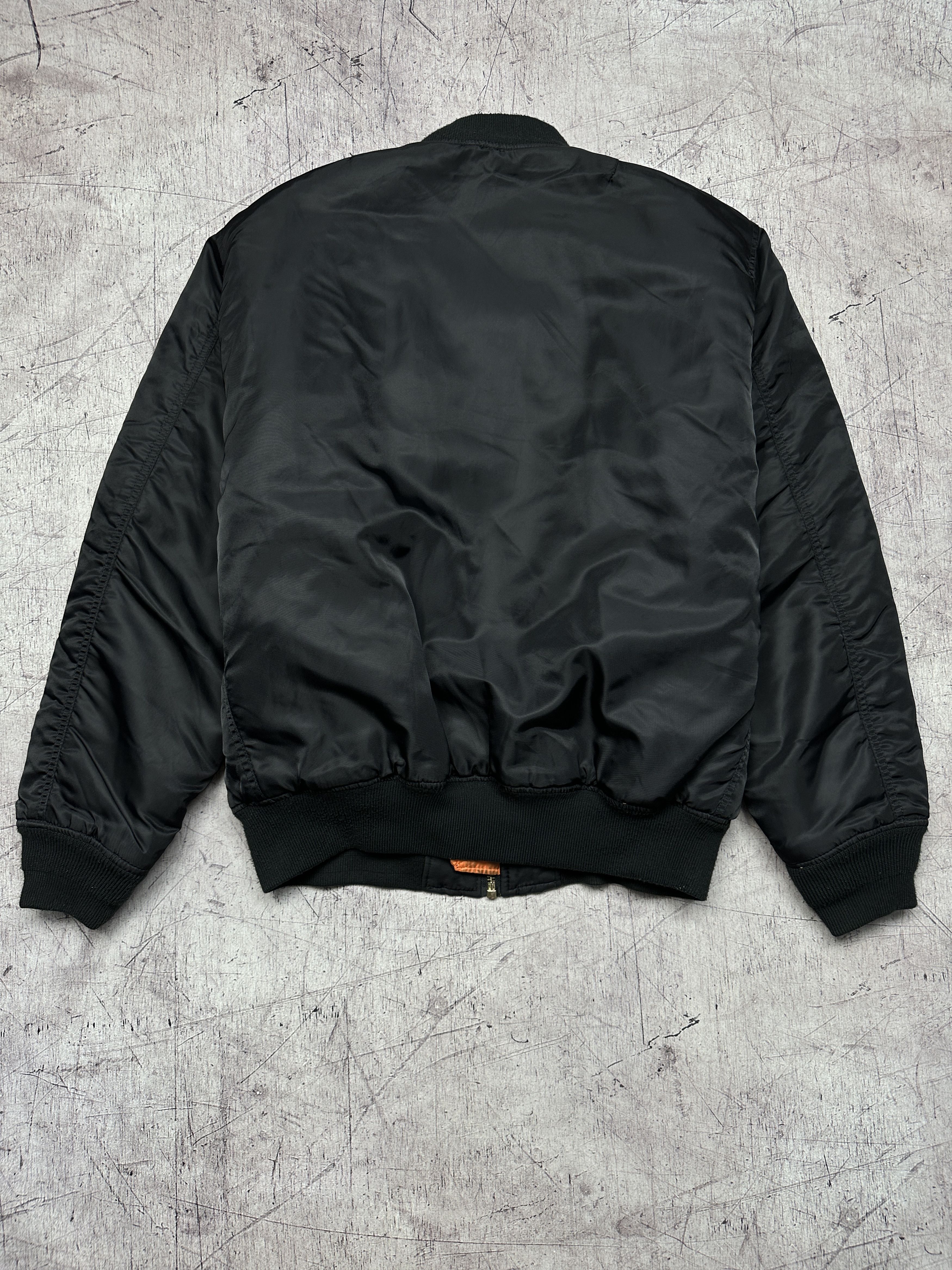 Vintage Vintage MA 1 Bomber Jacket Military Flyers Nylon Size US L / EU 52-54 / 3 - 7 Thumbnail