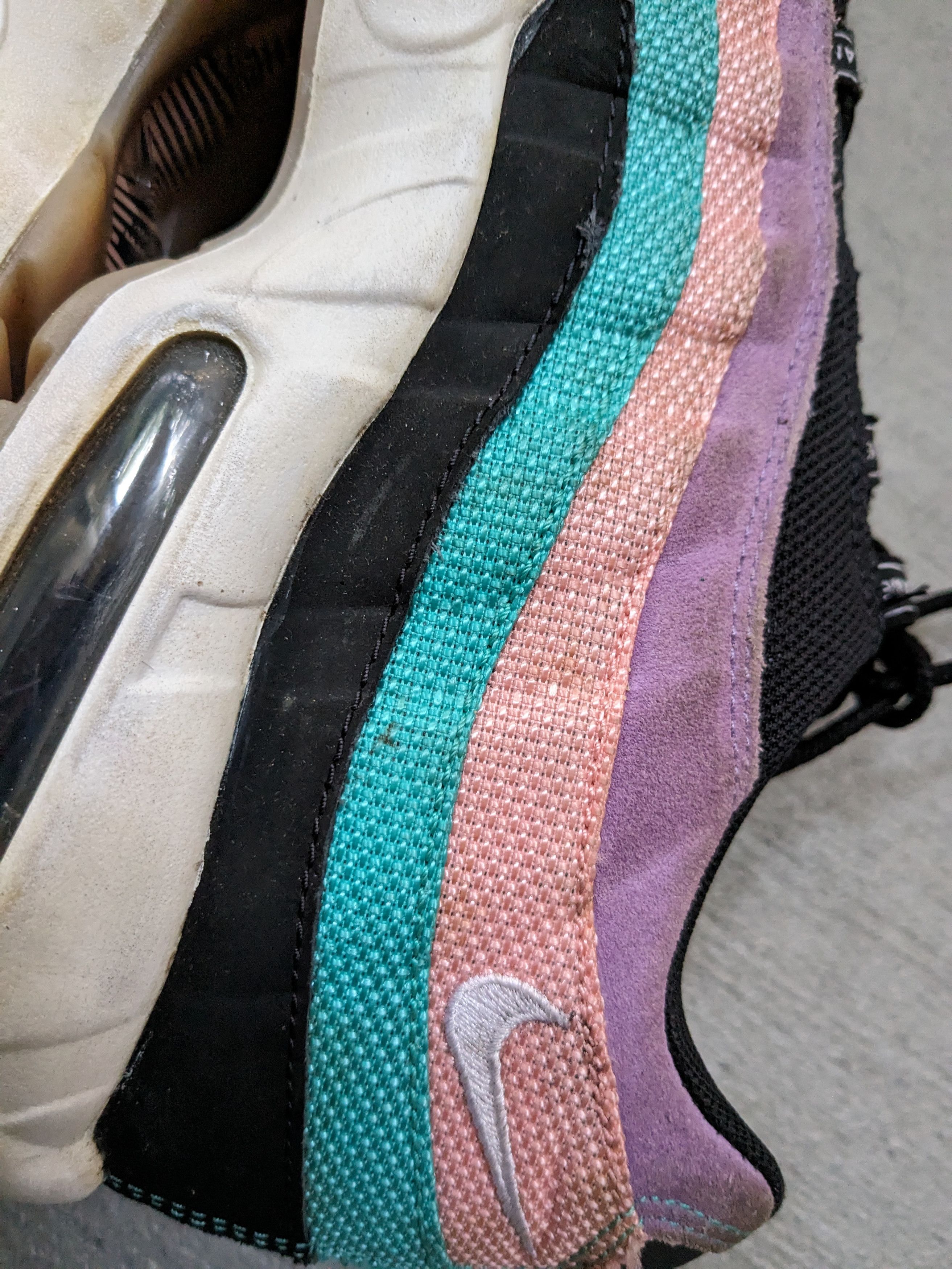 Nike Nike Air Max 95 Have a Nike Day Size 11.5 Suede BQ9131-001 Size US 11.5 / EU 44-45 - 6 Thumbnail