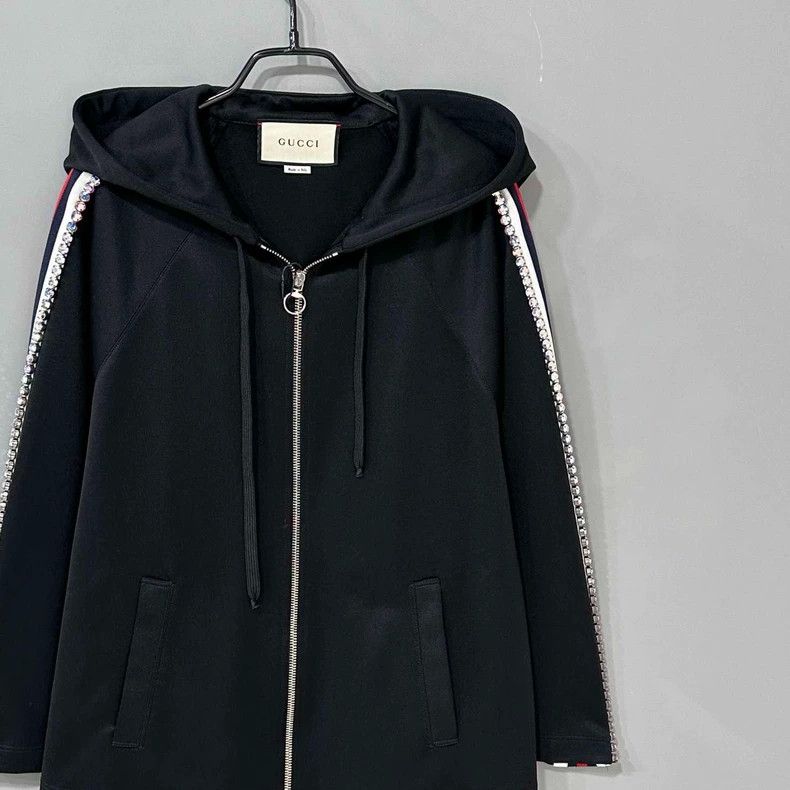 Gucci Gucci Rhinestone zipper jacket 2506-Nextarrow Size US M / EU 48-50 / 2 - 2 Thumbnail