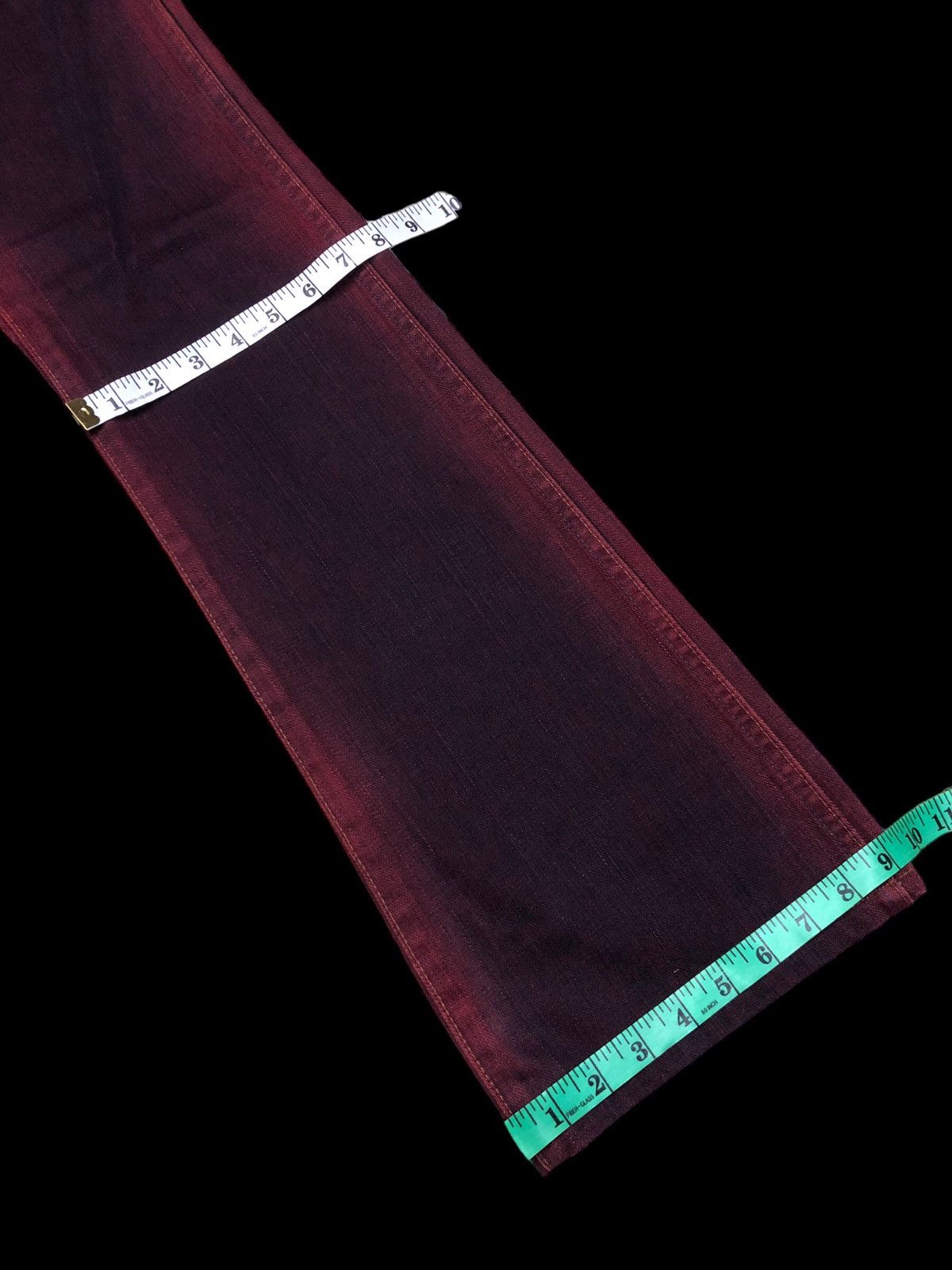 Vintage FLARED WASHED MAROON VINTAGE WRANGLER Size US 28 / EU 44 - 6 Thumbnail