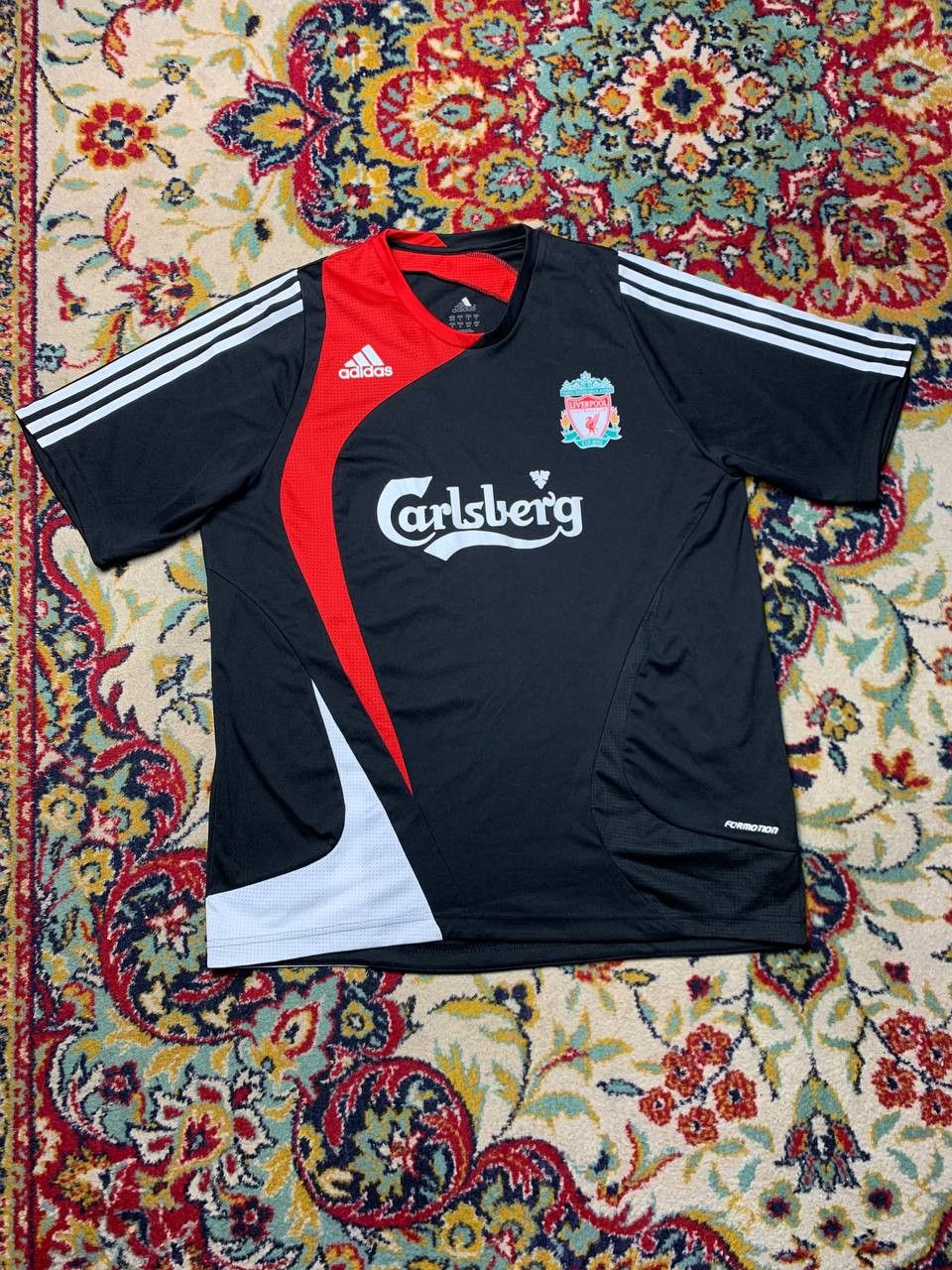 Adidas LIVERPOOL 2007 2008 TRAINING FOOTBALL SHIRT SOCCER JERSEY Size US L / EU 52-54 / 3 - 1 Thumbnail