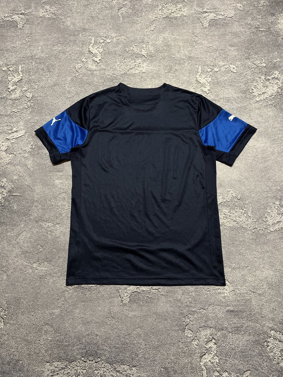Neil Barrett × Puma × Vintage Puma Italy Vintage Neil Barrett Soccer Jersey Tee Size US L / EU 52-54 / 3 - 6 Thumbnail