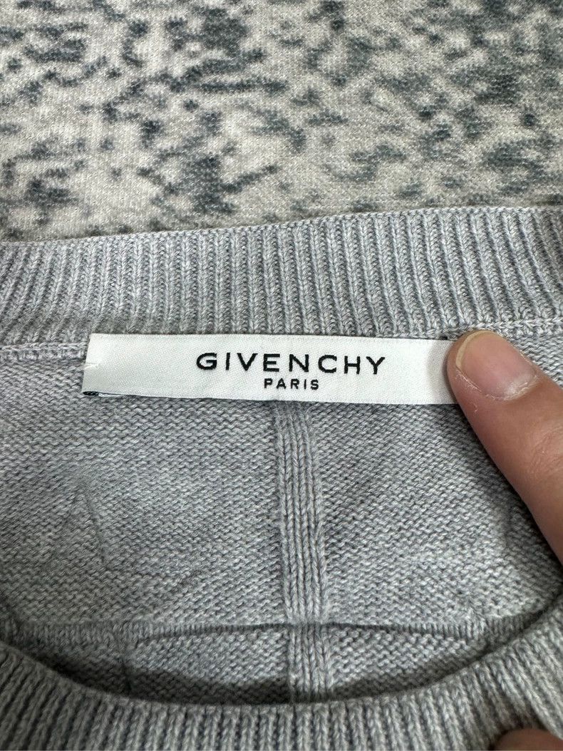 Givenchy Givenchy Collar Five-Star Embroidered Knitted Hoodie Size US L / EU 52-54 / 3 - 3 Thumbnail
