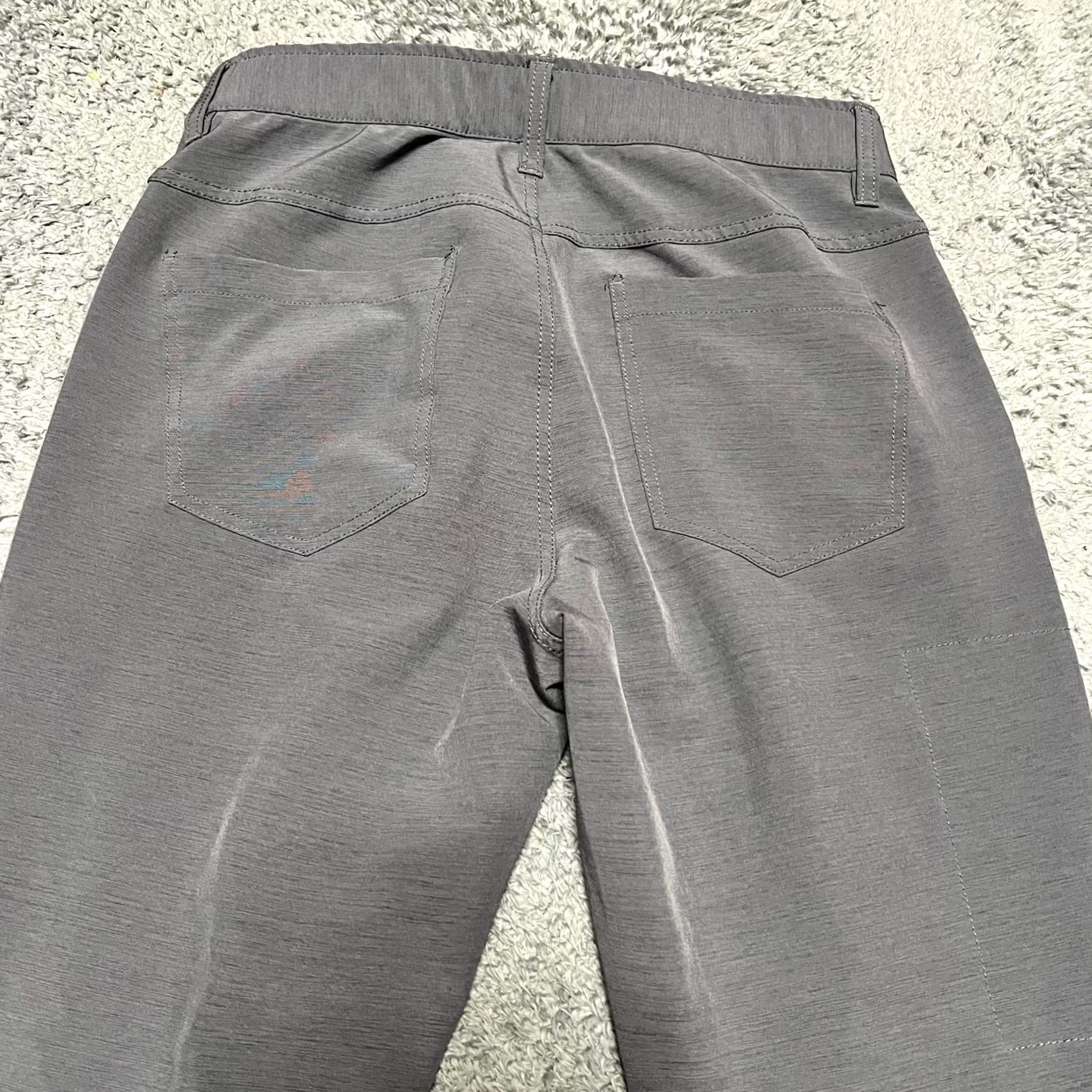 Asics BYLT Kinetic Pants Mens 30x29 Gray Stretch Chino Comfort Tech Premium Basics Ankle Mens Size US 30 / EU 46 - 5 Thumbnail