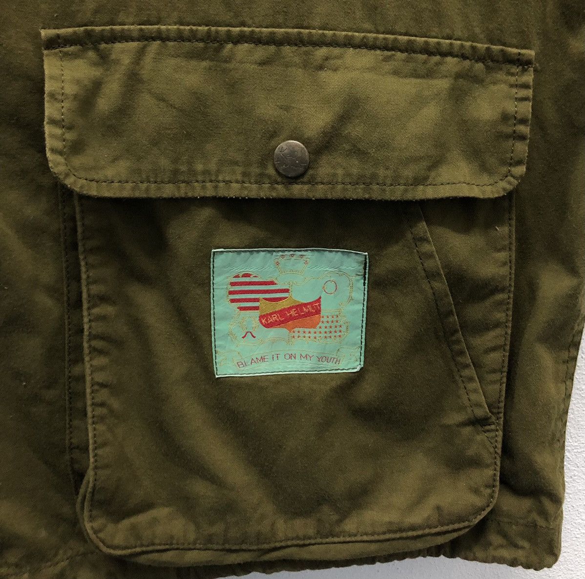 Karl Helmut Vintage Karl Helmut Blame It On My Youth Jacket Hoodie Size US XL / EU 56 / 4 - 11 Thumbnail