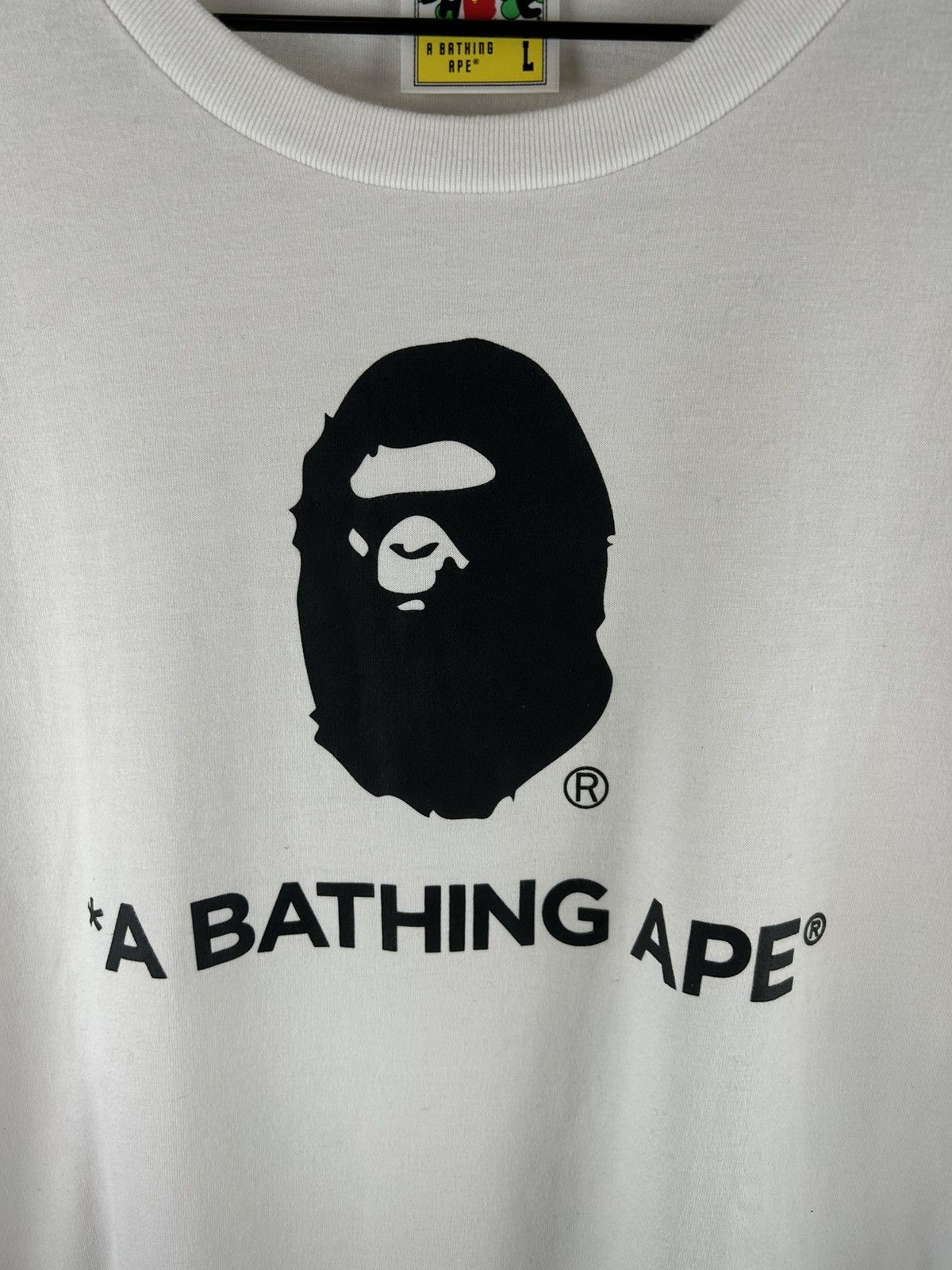 Bape Bape Logo Print T-Shirt Size US L / EU 52-54 / 3 - 3 Thumbnail