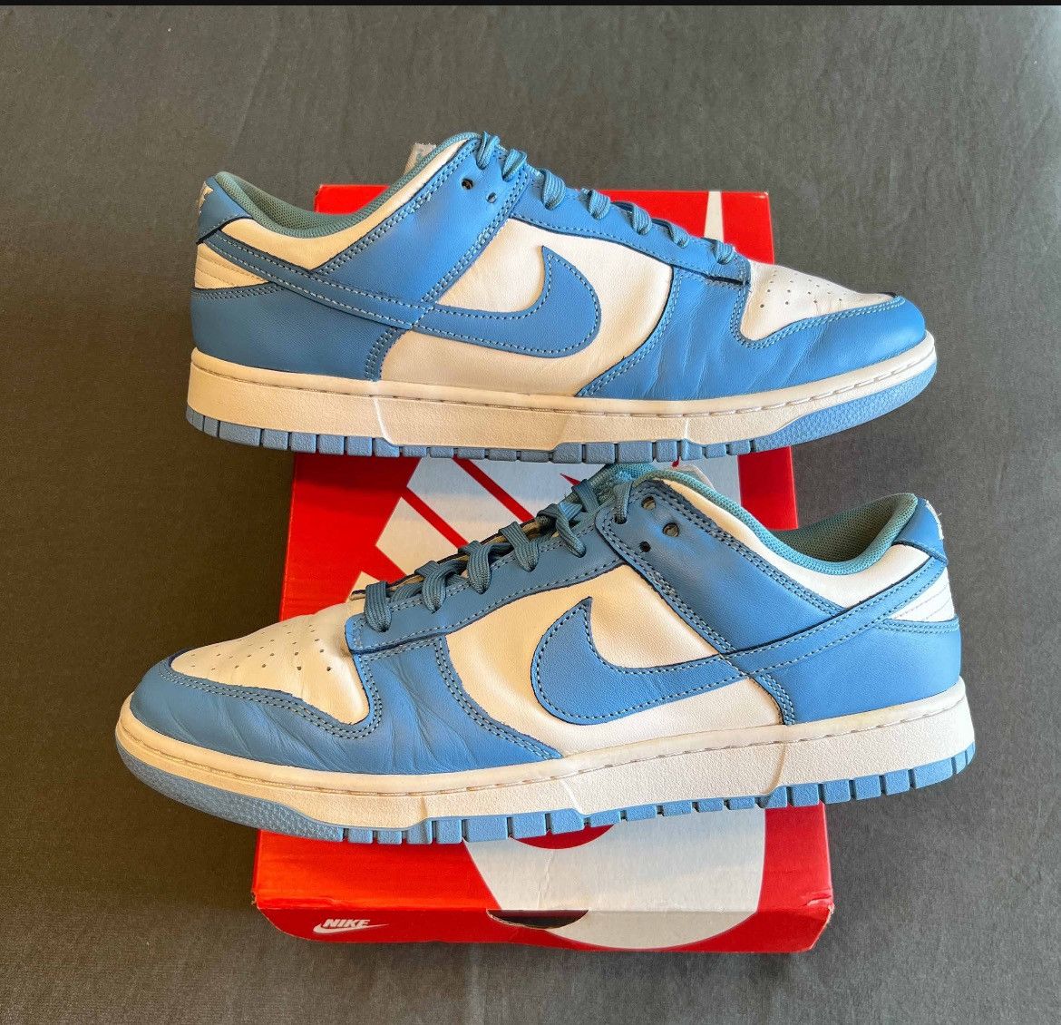 Nike Nike Dunk Low Retro UNC Size 13 DD1391 102 Size US 13 / EU 46 - 1 Thumbnail